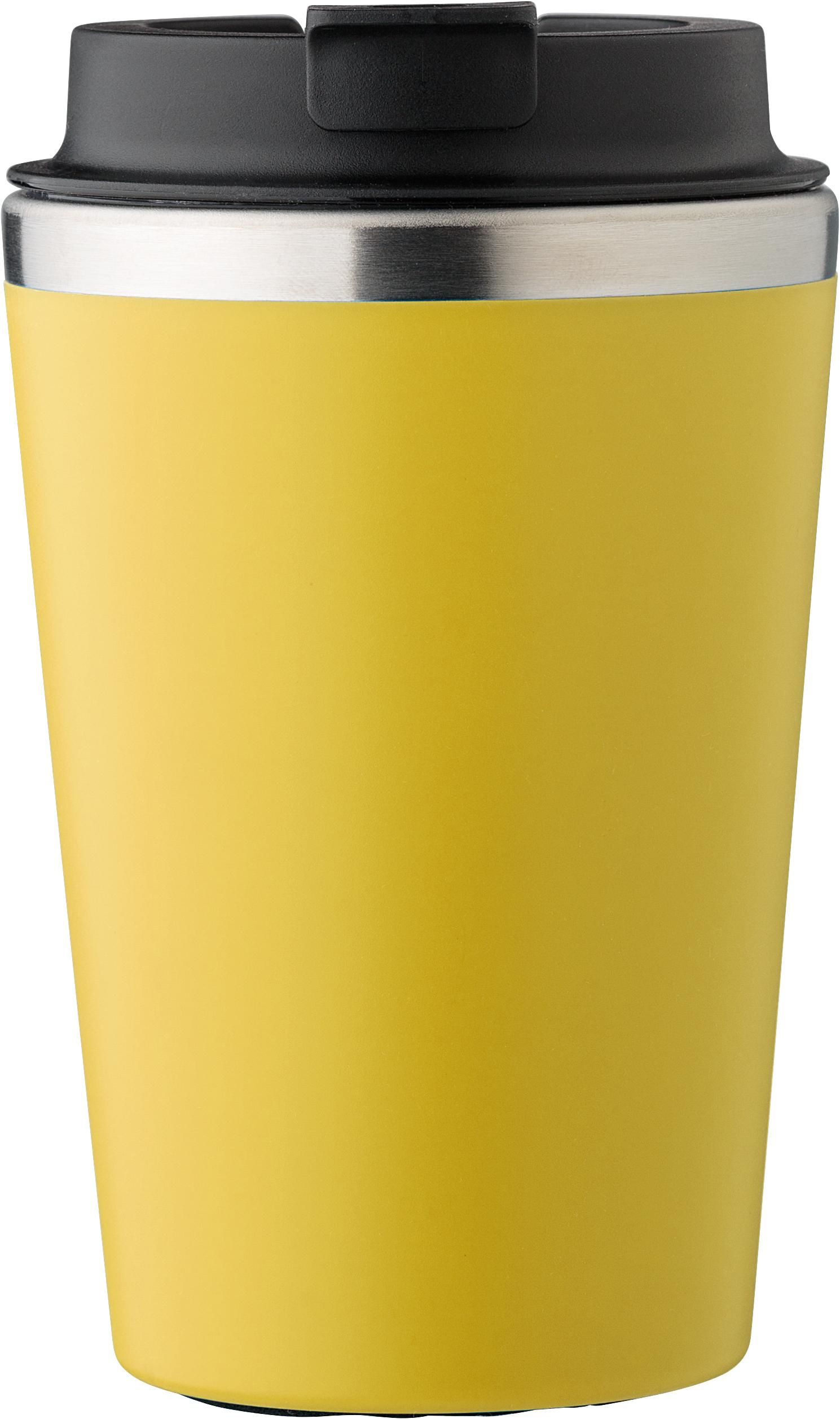 Dubbelwandige thermosbeker Shay | 350 ml geel