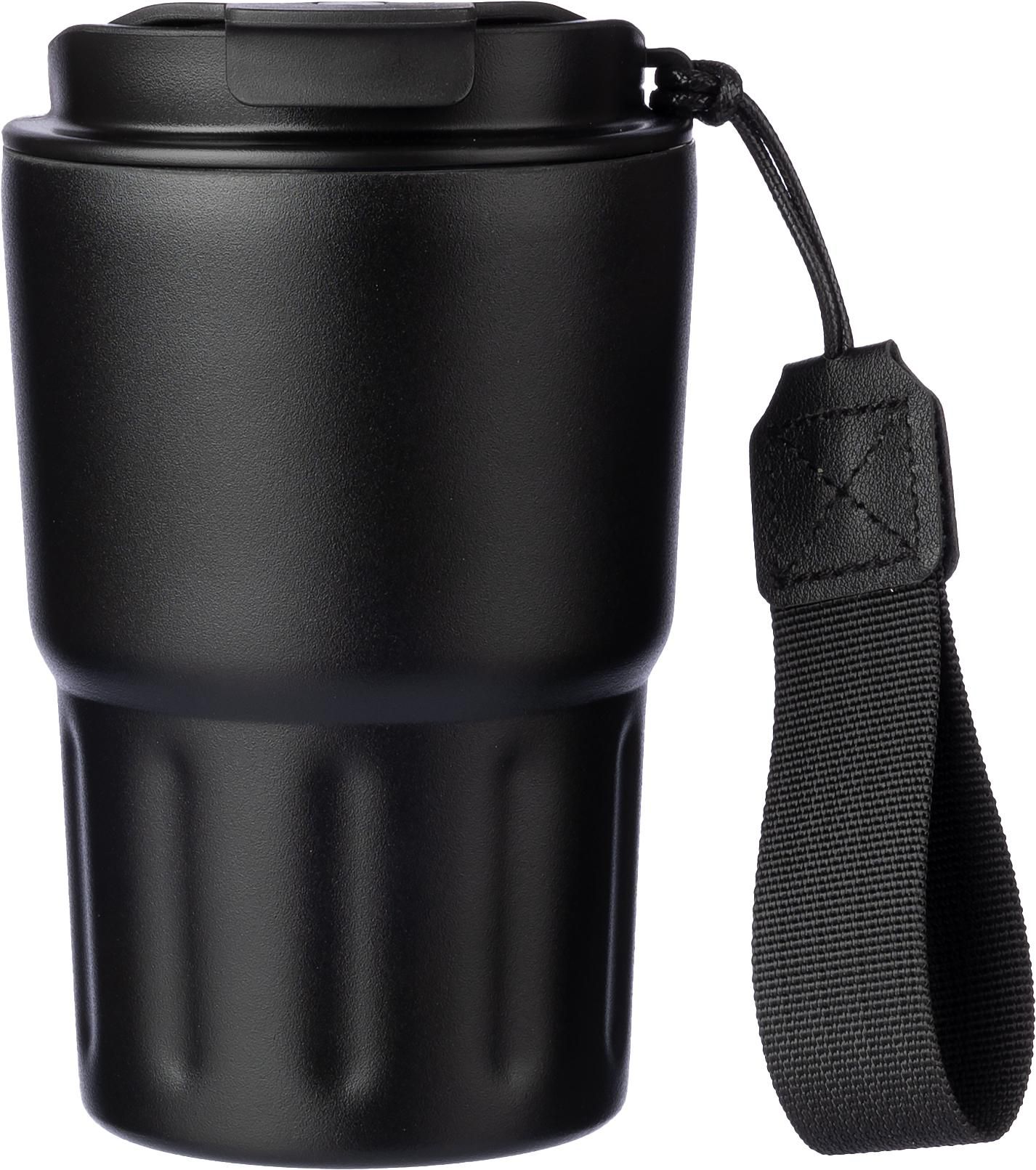 Dubbelwandige thermosbeker Louisa | 320 ml zwart