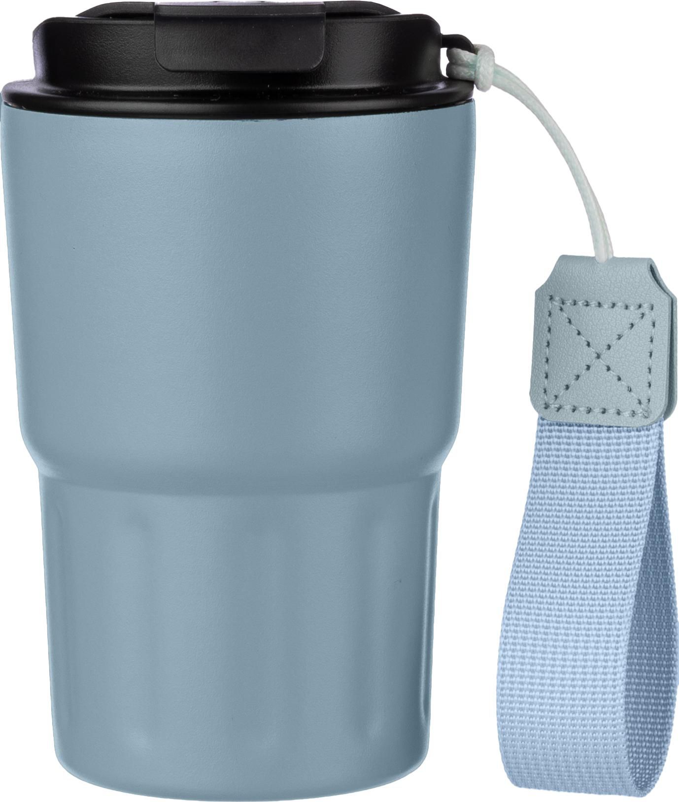 Dubbelwandige thermosbeker Louisa | 320 ml lichtblauw
