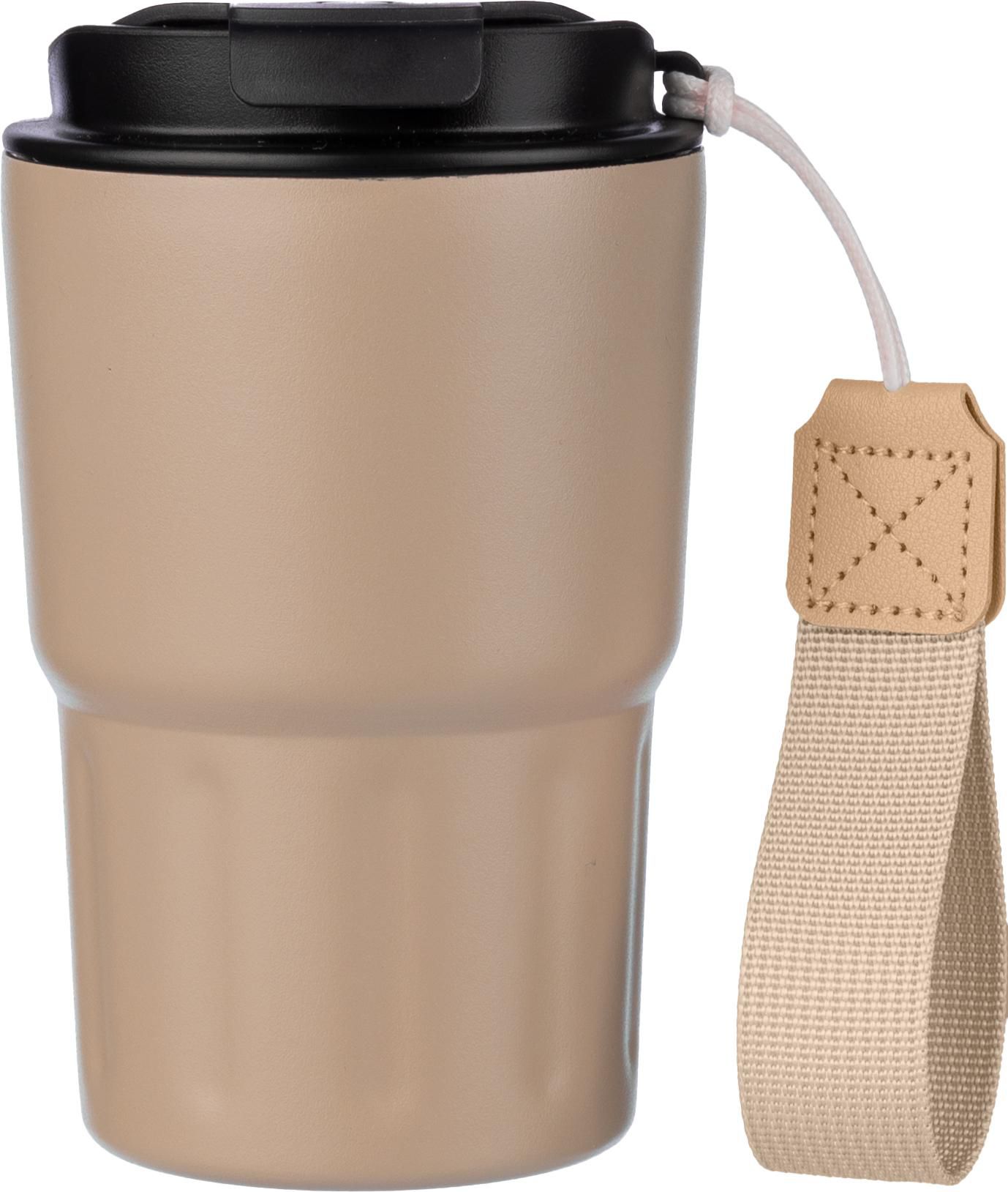 Dubbelwandige thermosbeker Louisa | 320 ml beige