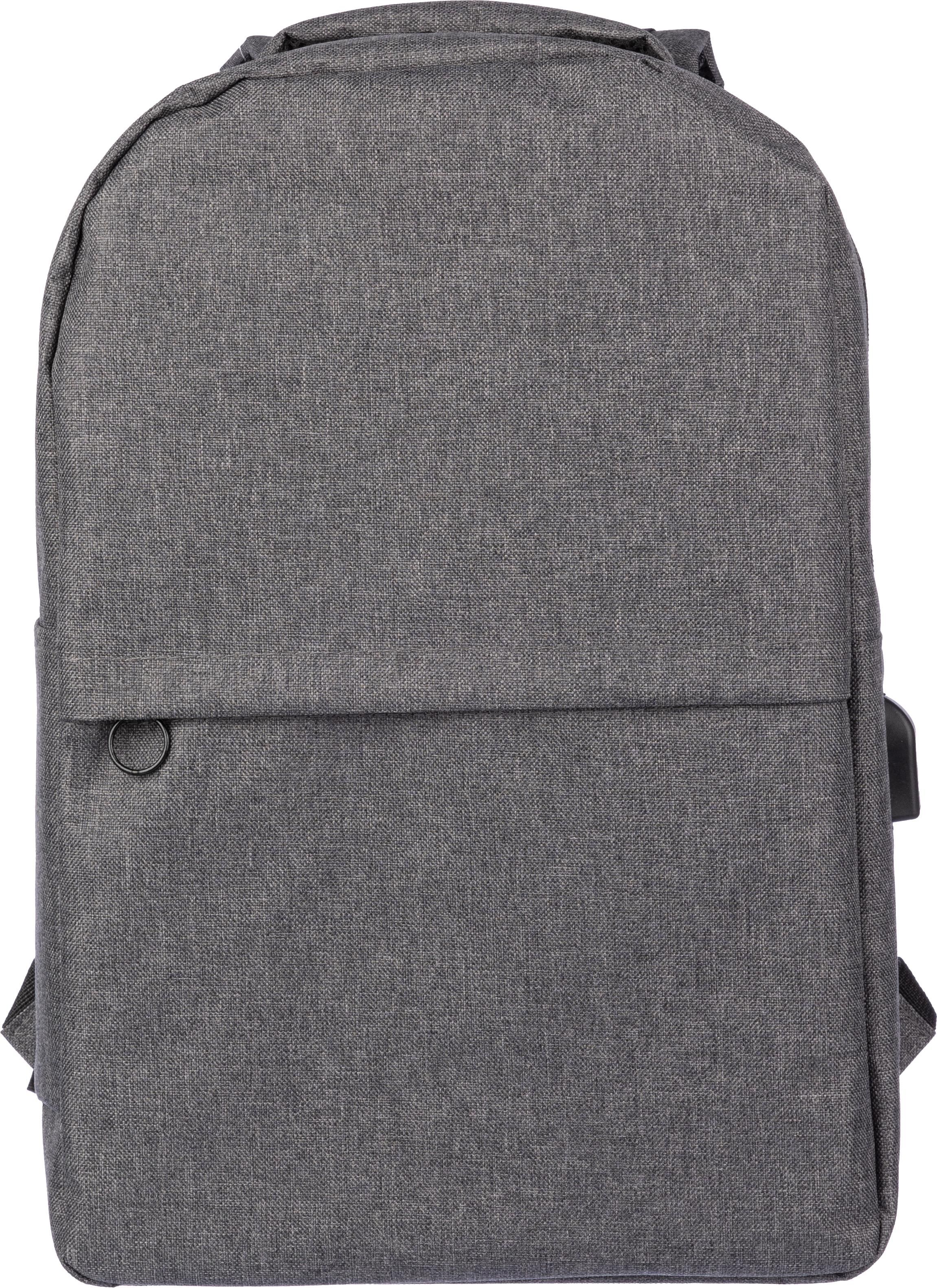 Laptoptas Henrik | USB-poort grijs