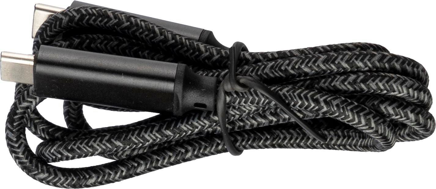 Oplaadkabel Claudia | Nylon | 65W zwart