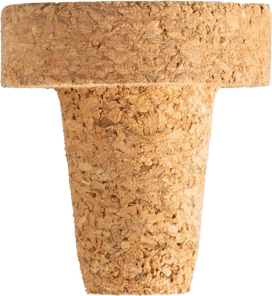 Flessenstopper Helmut | Kurk bruin