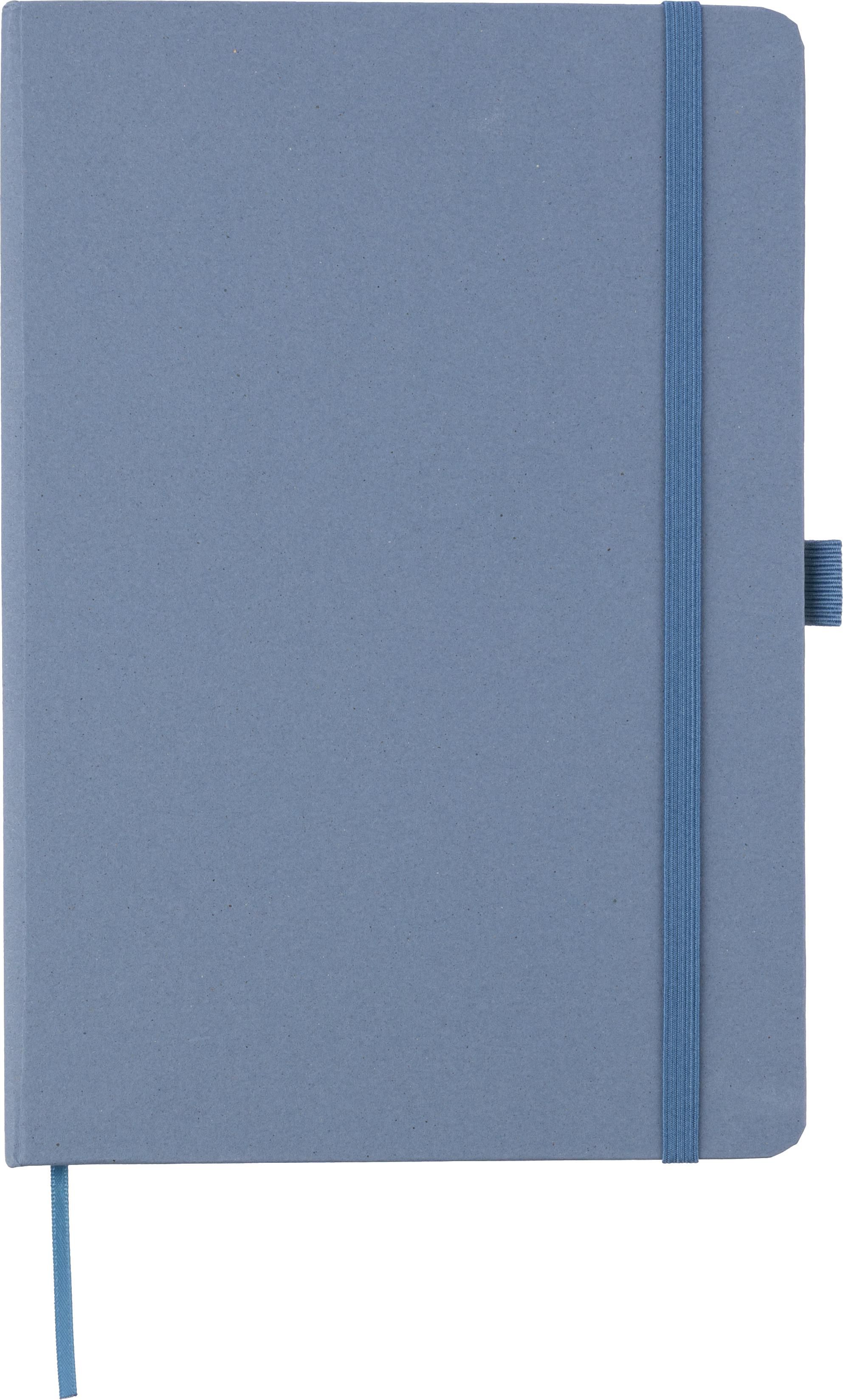 Notitieboek Gertrud | Bioafvalpapier | A5 | Gelijnd blauw