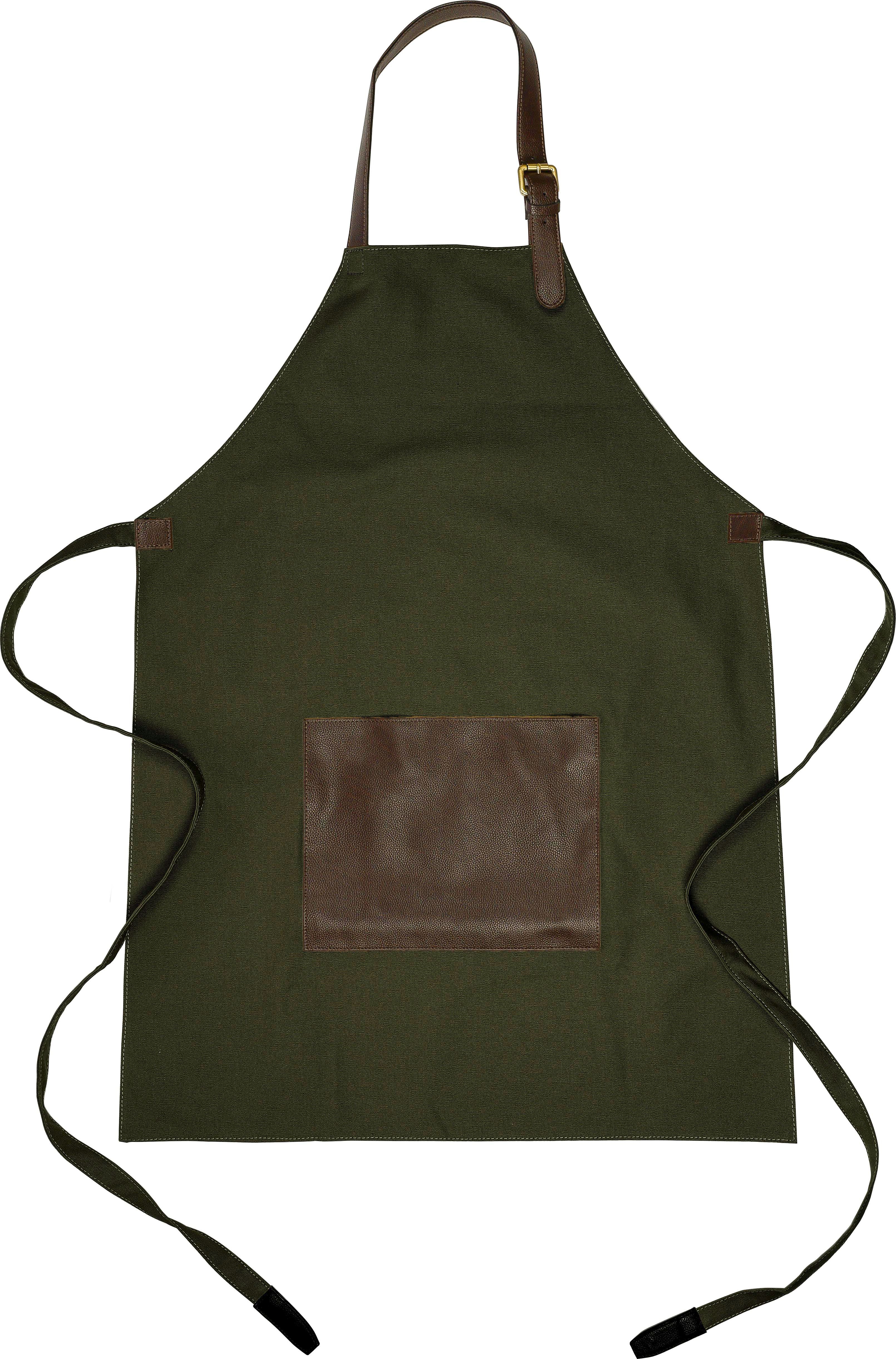 Schort Maria | Canvas | Waterafstotend groen
