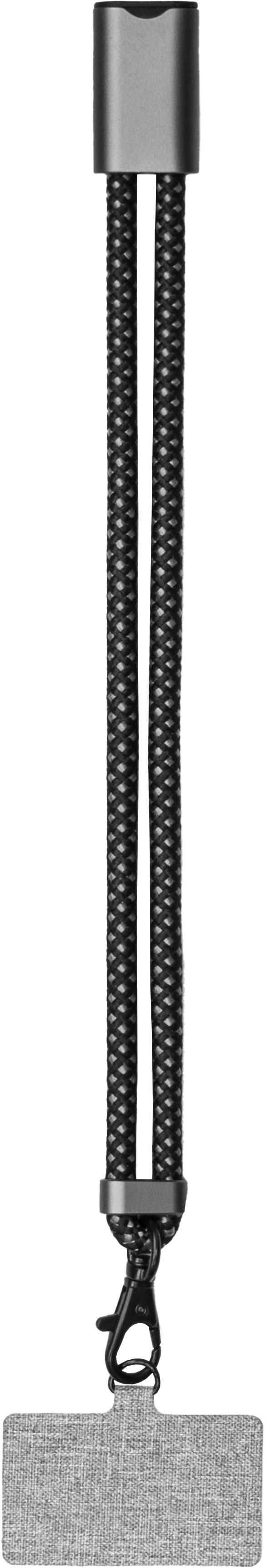 BrandCharger oplaadkabel Lany Wristband | USB-C gun metal