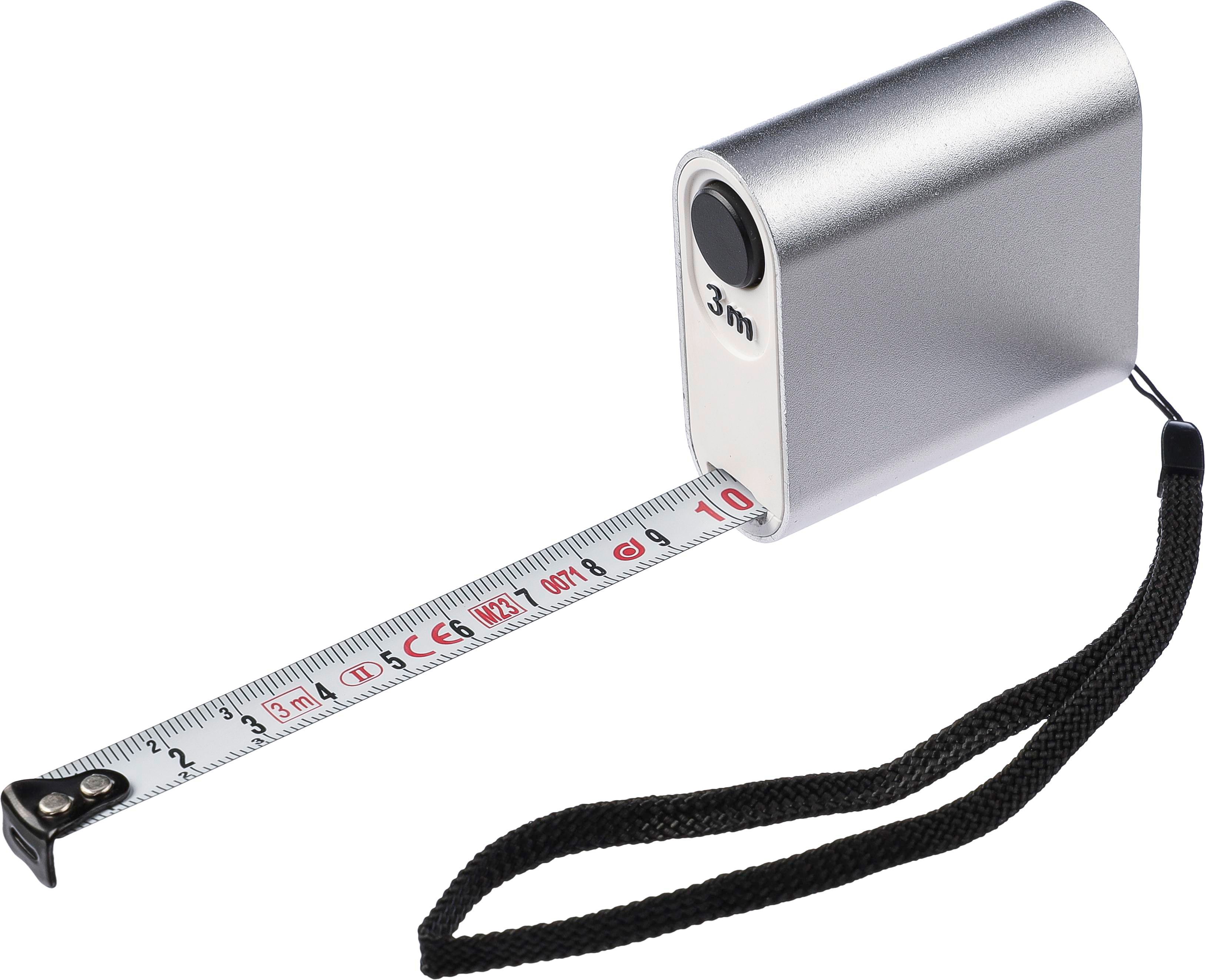 Rolmaat Frances | Aluminium | 3 meter | MID-gecertificeerd