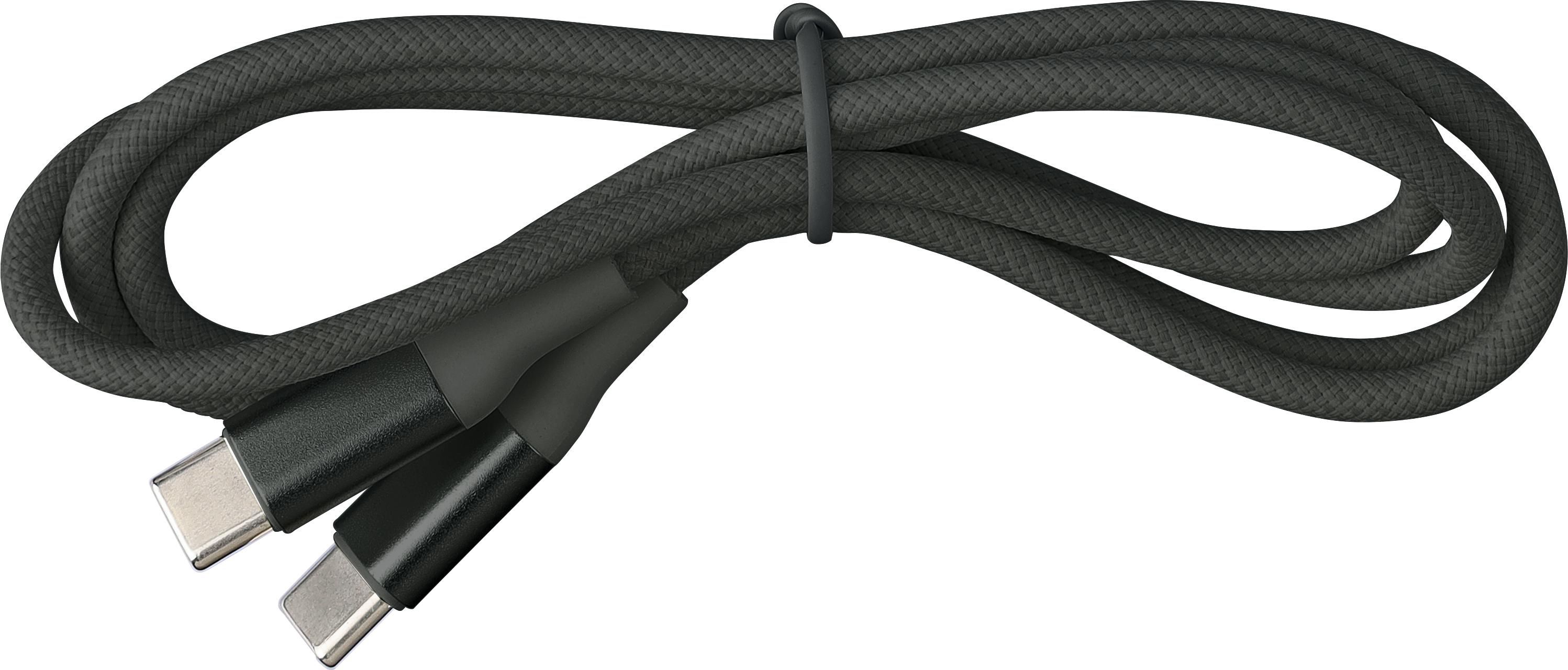 Oplaadkabel Jacob | Nylon | USB-C zwart