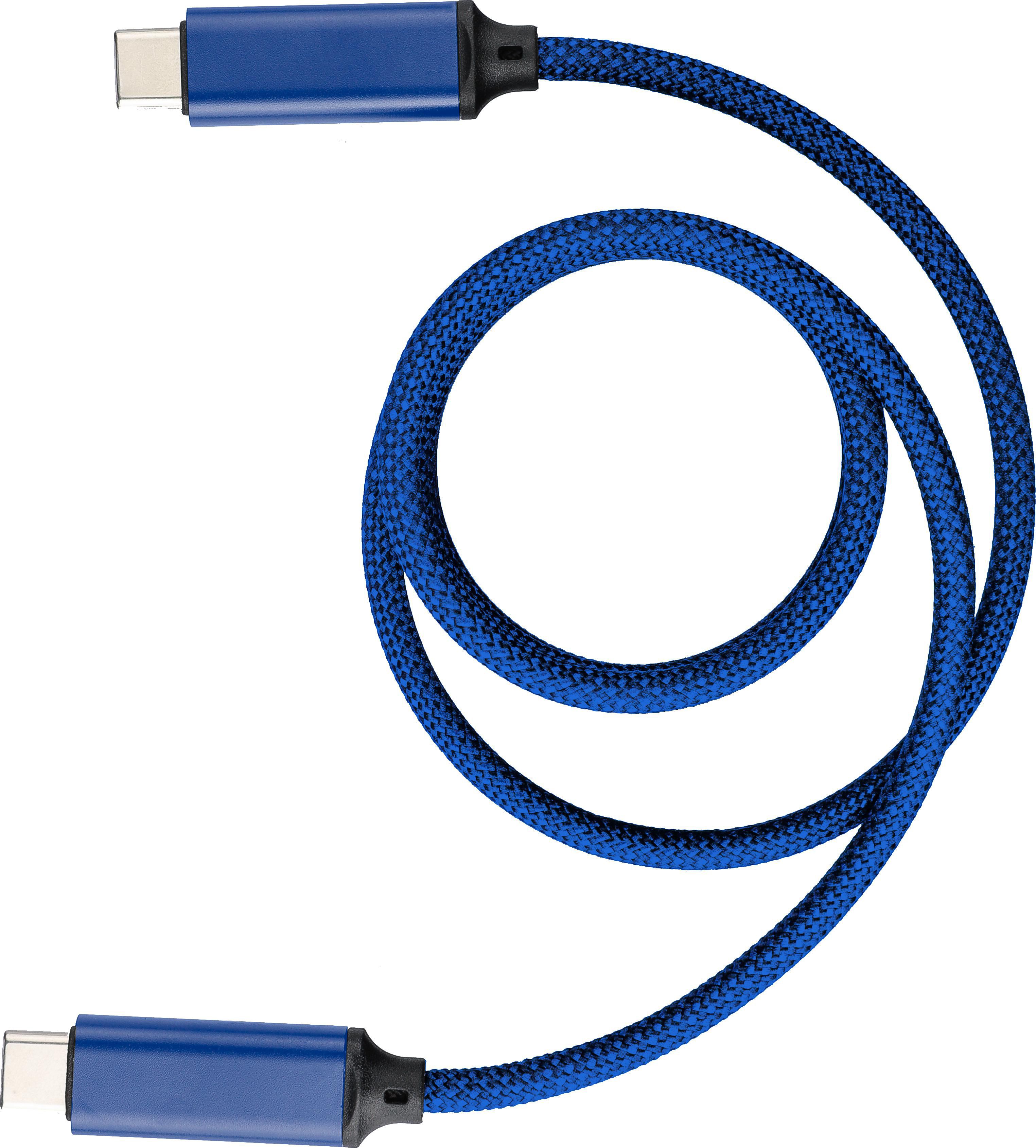 Oplaadkabel Janet | Nylon | Magnetisch | USB-C blauw