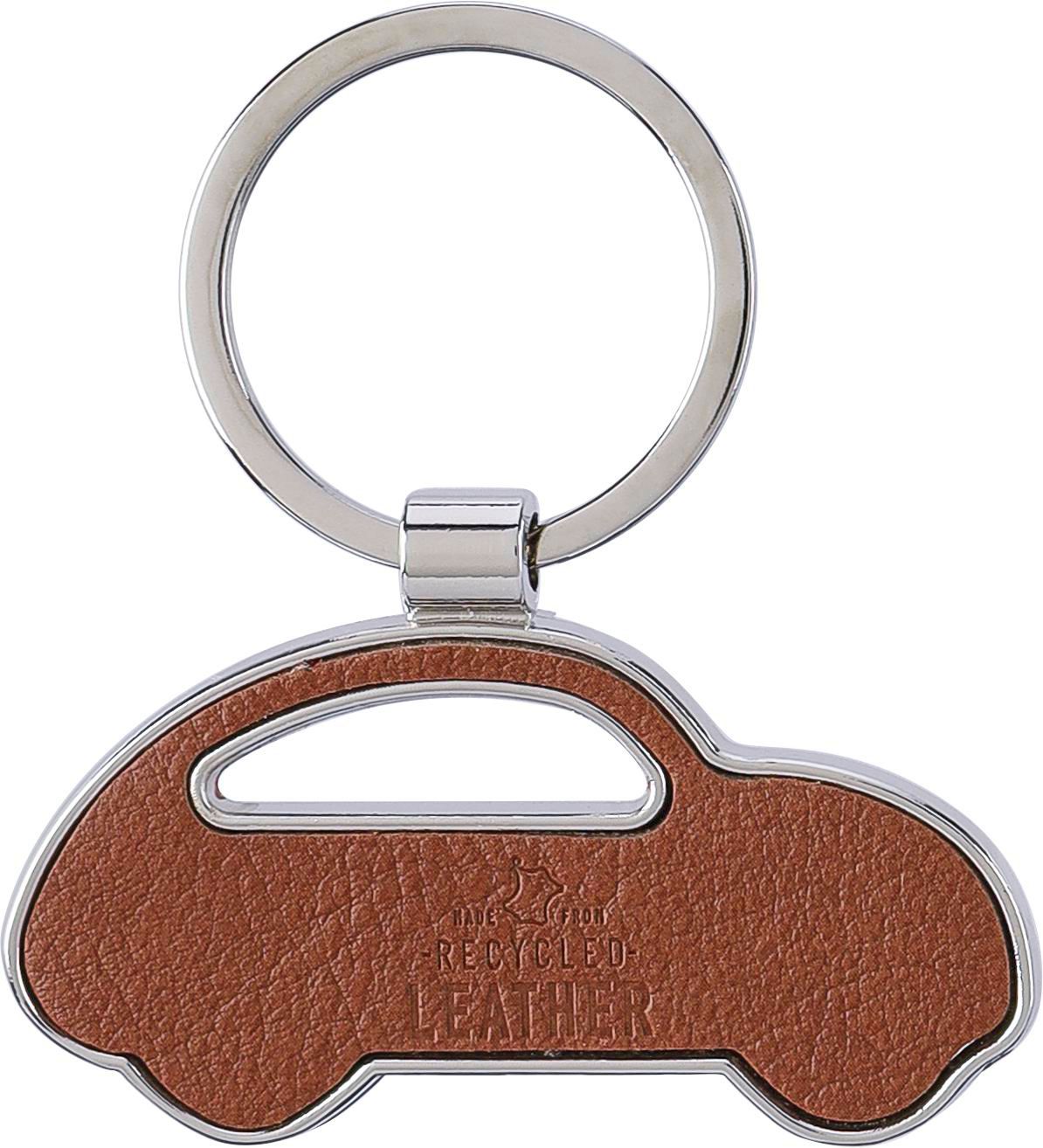 Sleutelhanger Joan | Leer | Auto bruin