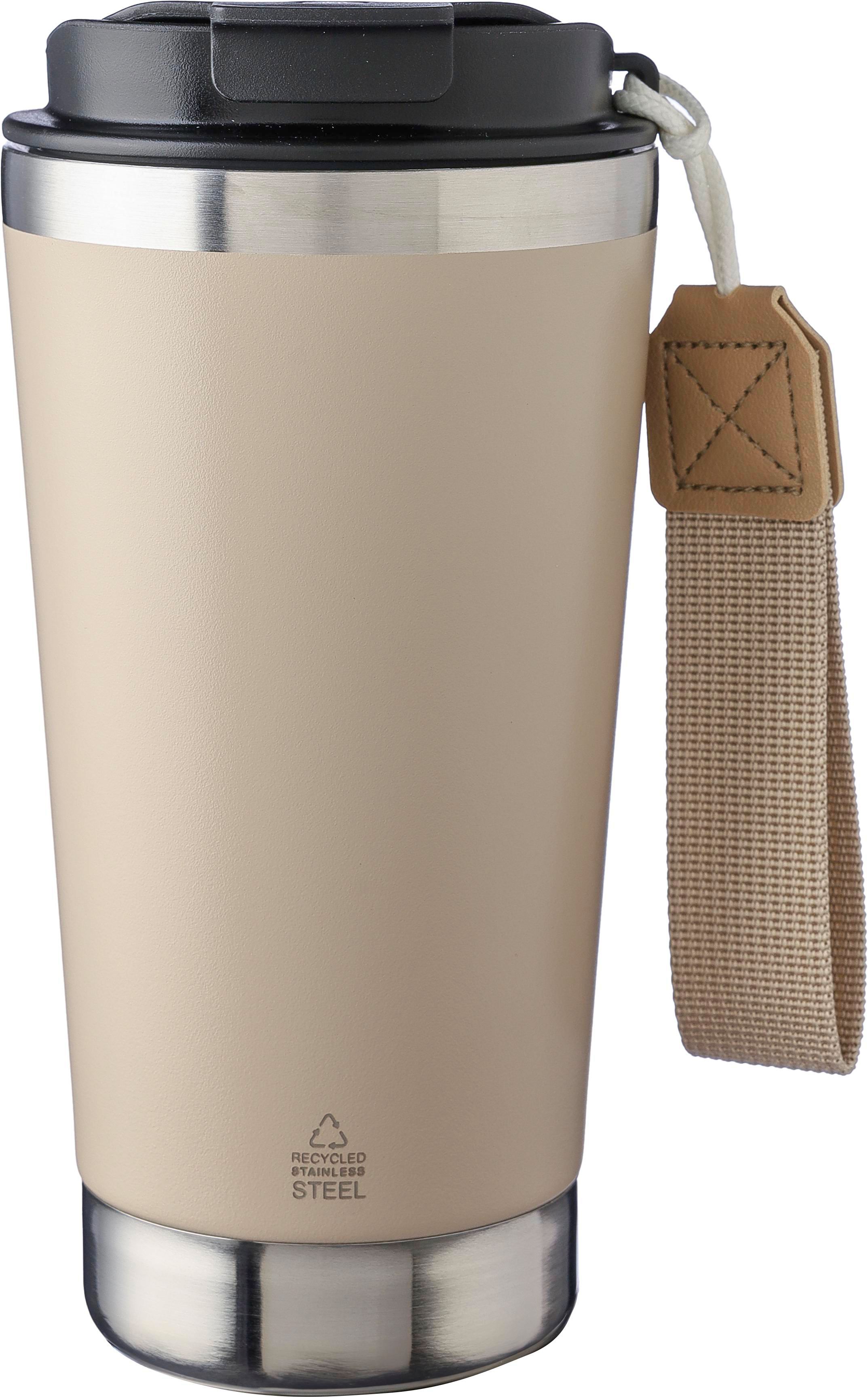 Dubbelwandige thermosbeker Kayla | 500 ml beige