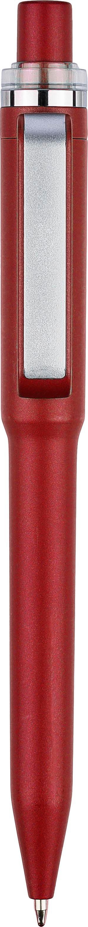 Balpen Zephyra | Reisbekervorm bordeaux, Blauwschrijvend
