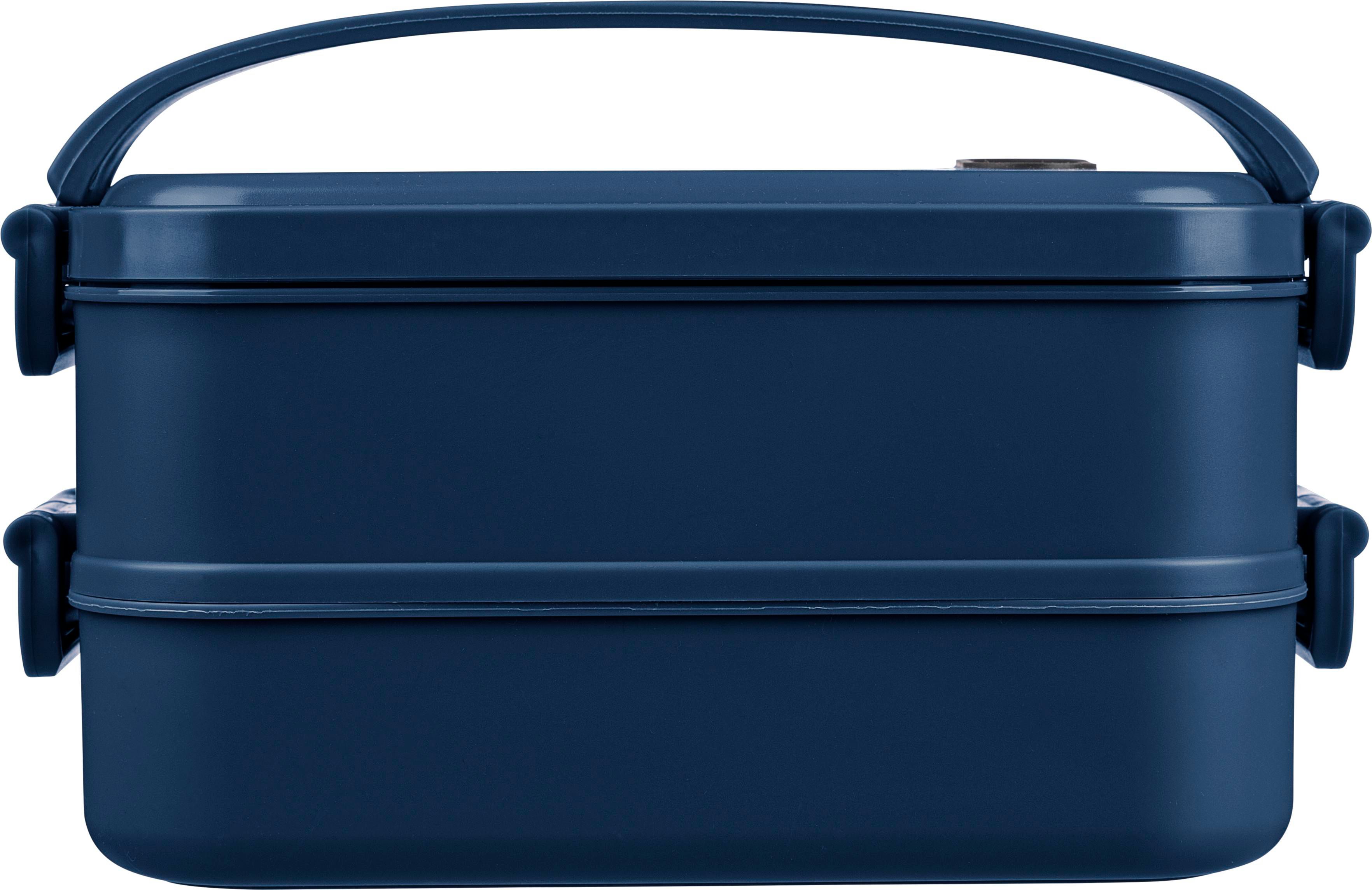 Lunchbox Selwyn | Kunststof | 2x 800 ml blauw