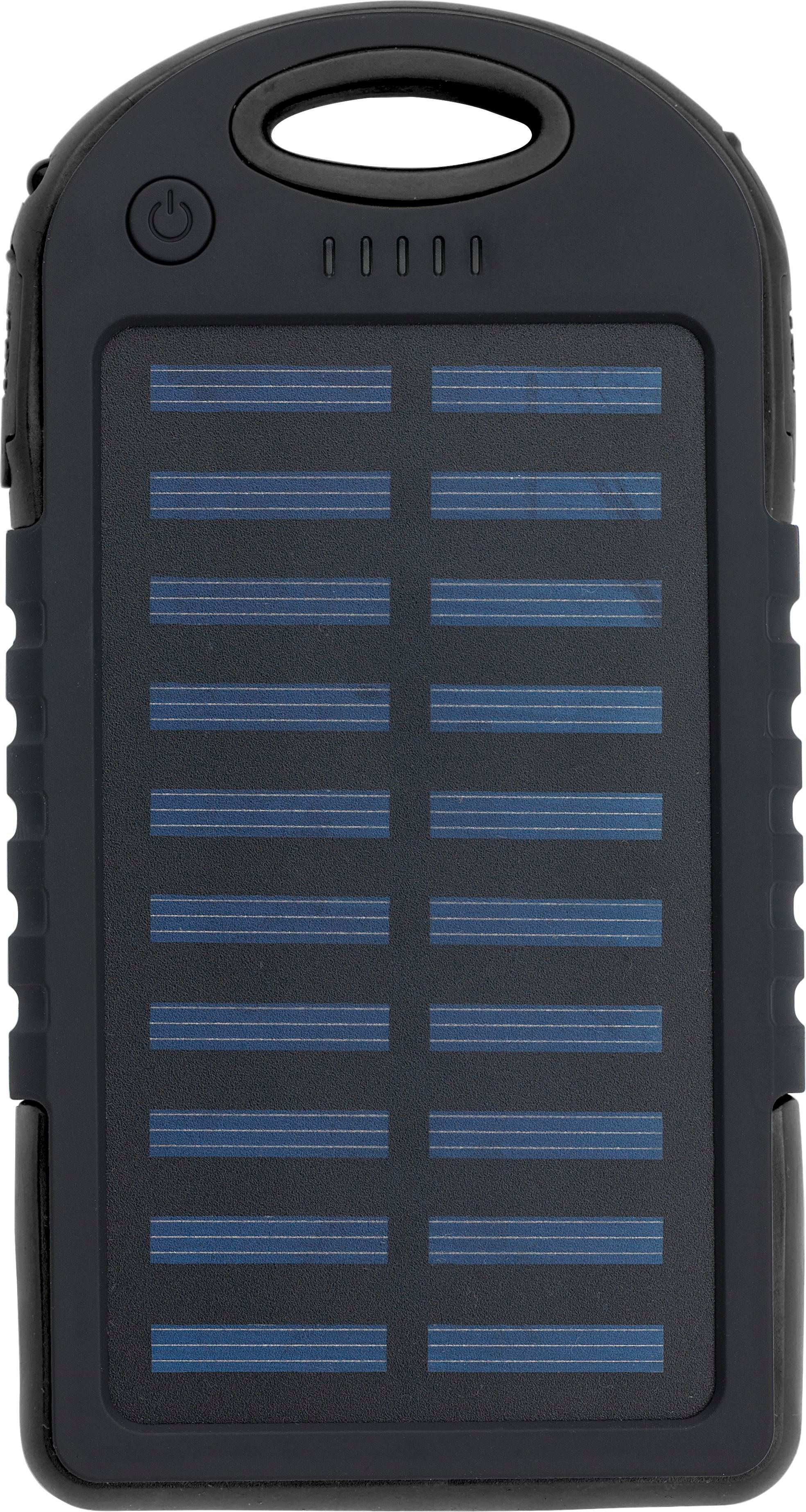 Powerbank Aurora | Solar | 4.000 mAh zwart