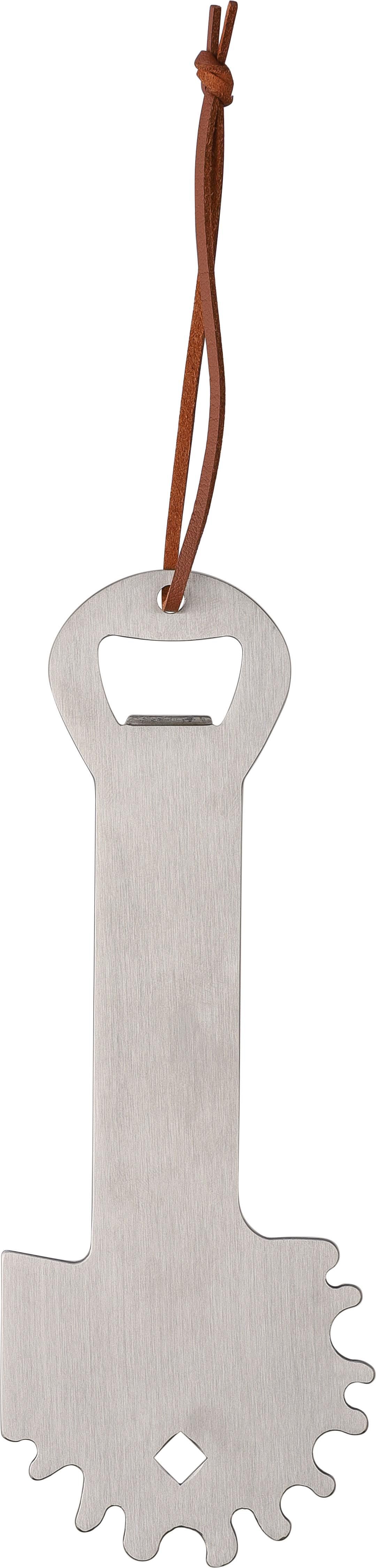 Grillreiniger met flesopener Elara zilver