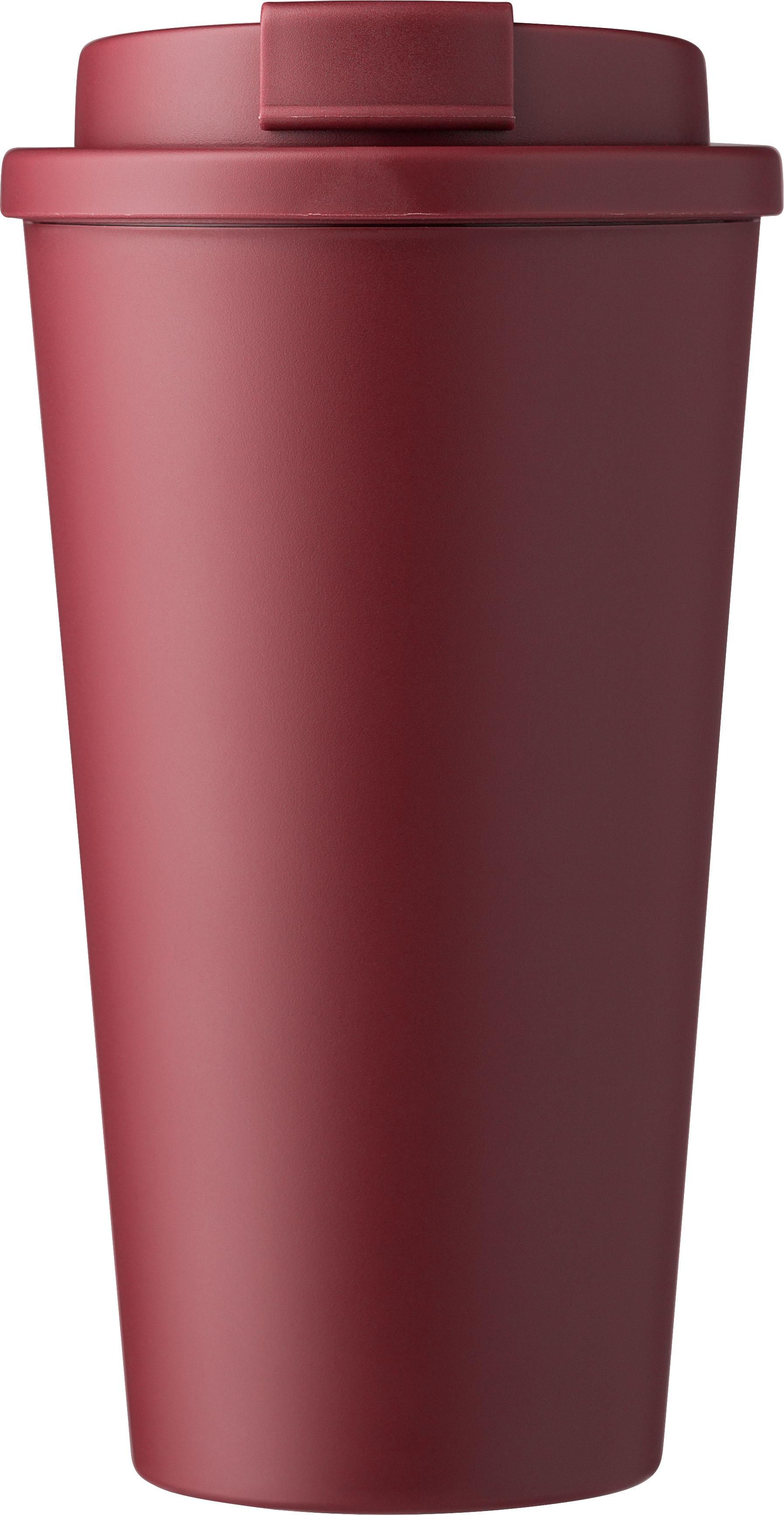 Koffie-to-go beker Mackenzie | 475 ml bordeaux