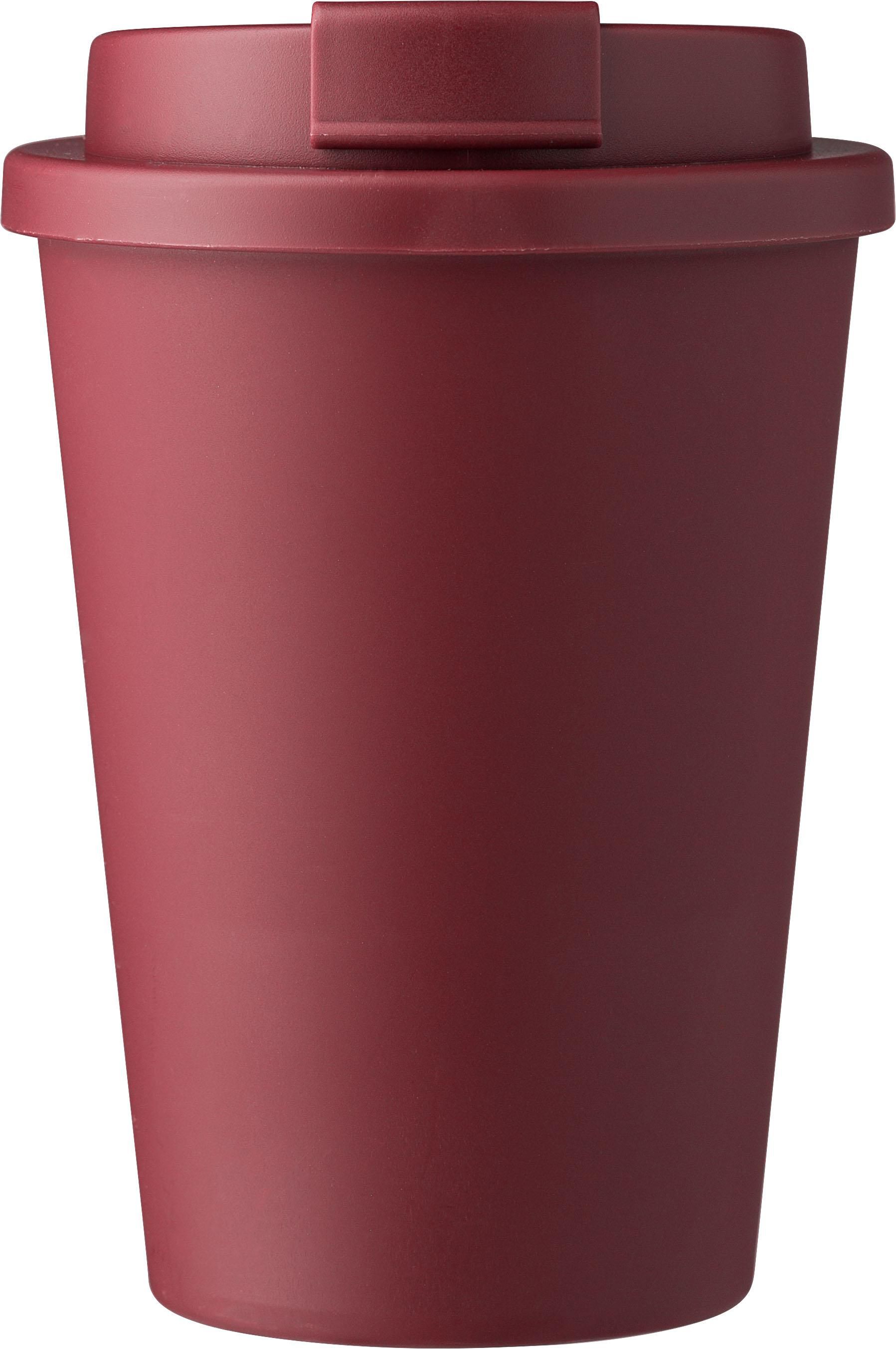 Dubbelwandige mok Gabriela | 350 ml bordeaux