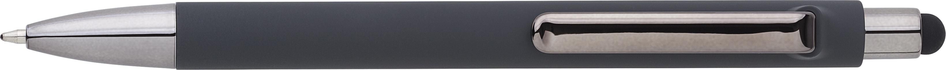 Balpen Hendrix | Stylus grijs, Blauwschrijvend