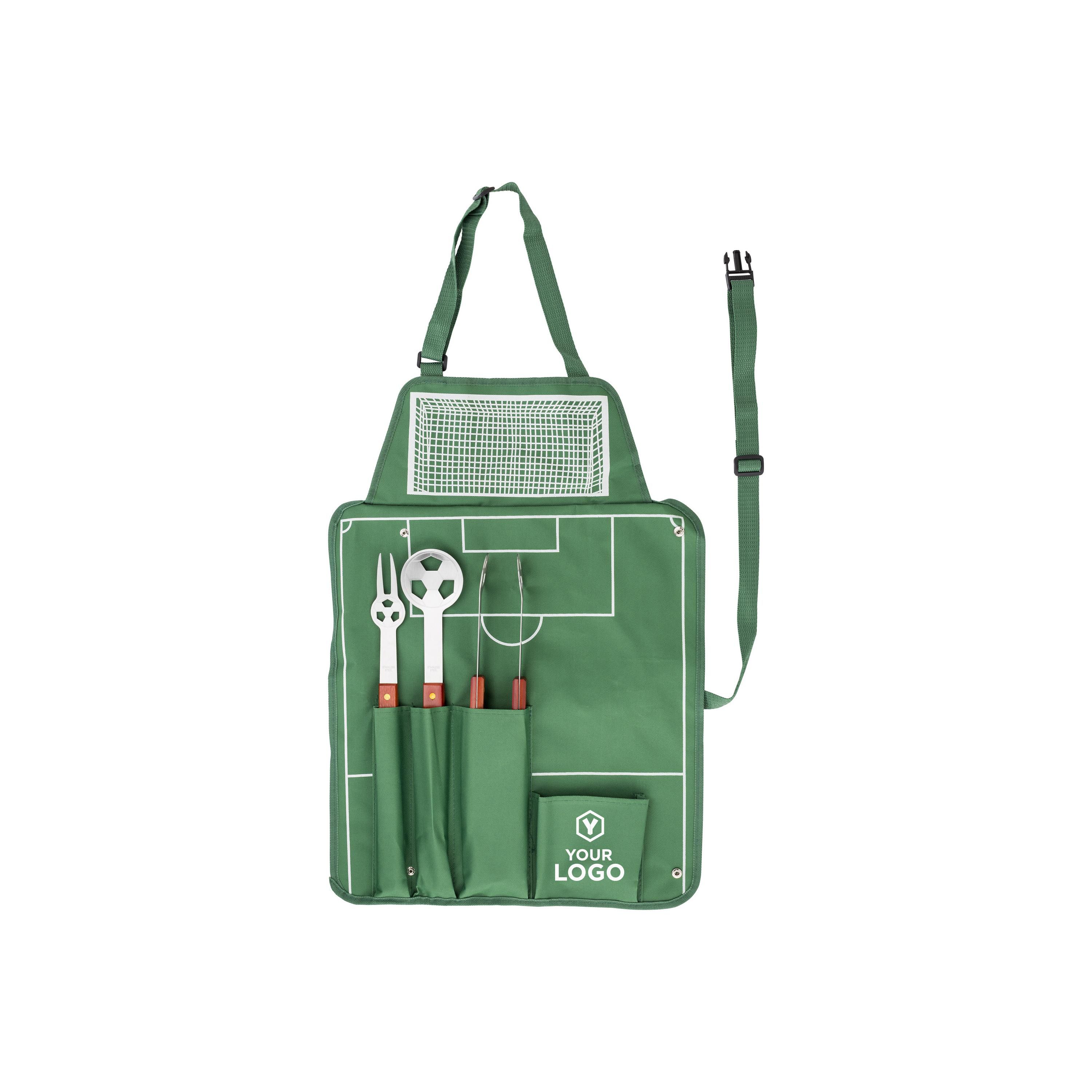 Nylon (600D) schort met barbecue set Christina thumbnail