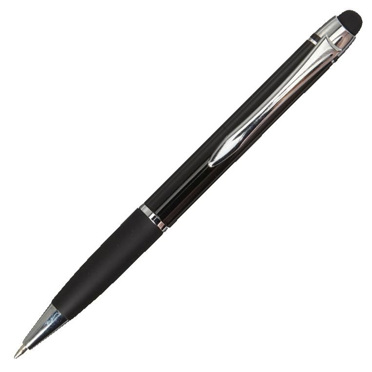 Balpen Pascaline | Aluminium | Stylus zwart