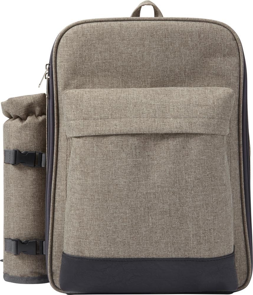 Picknickrugzak Allison | Polyester | 4 personen lichtgrijs