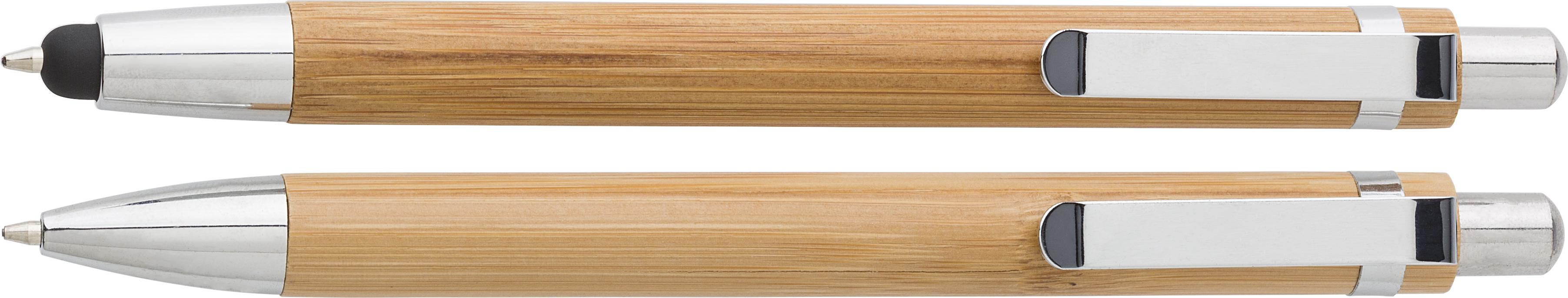 Schrijfset Darlene | Bamboe | 2-delig bruin