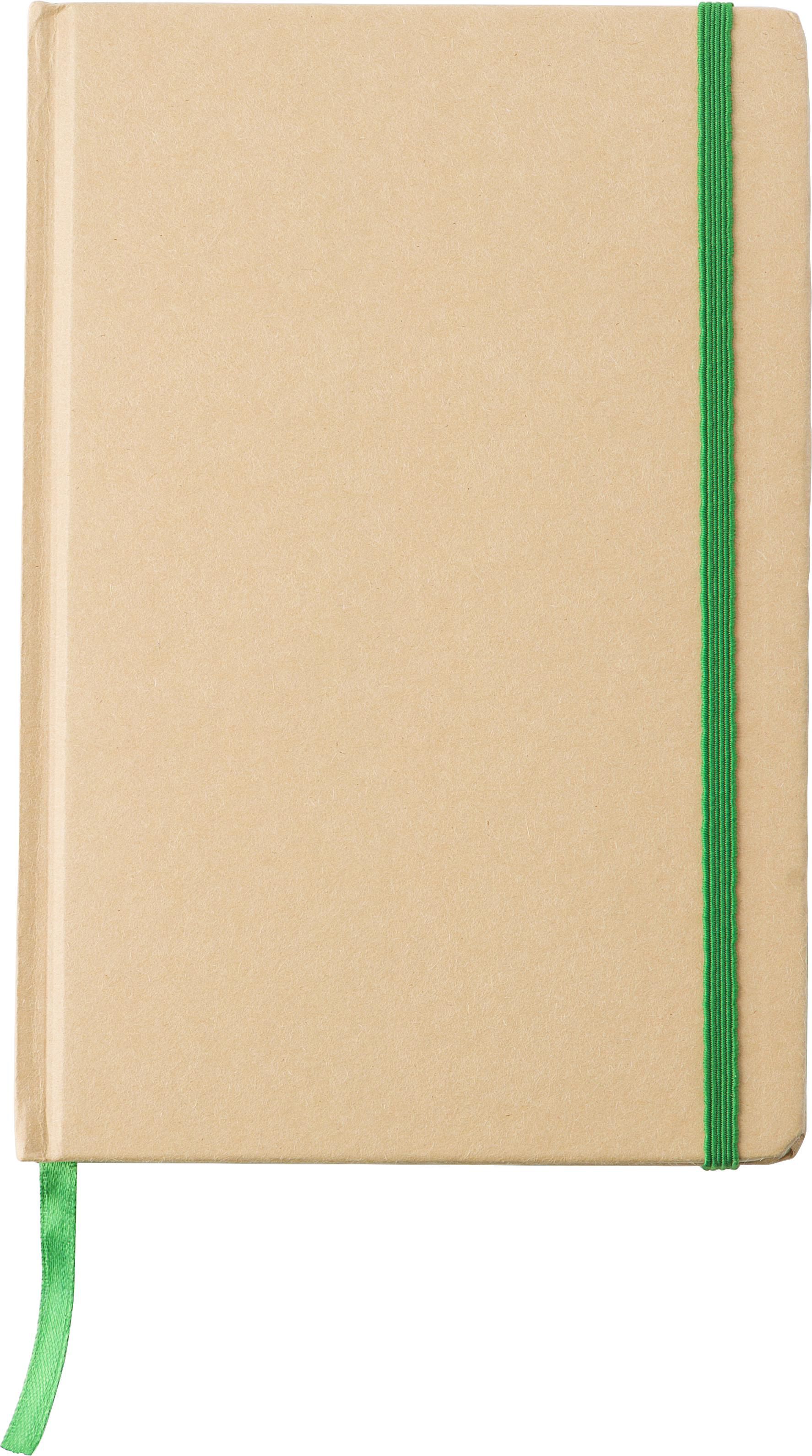 Notitieboek Gianni | A5 | Gelinieerd lime