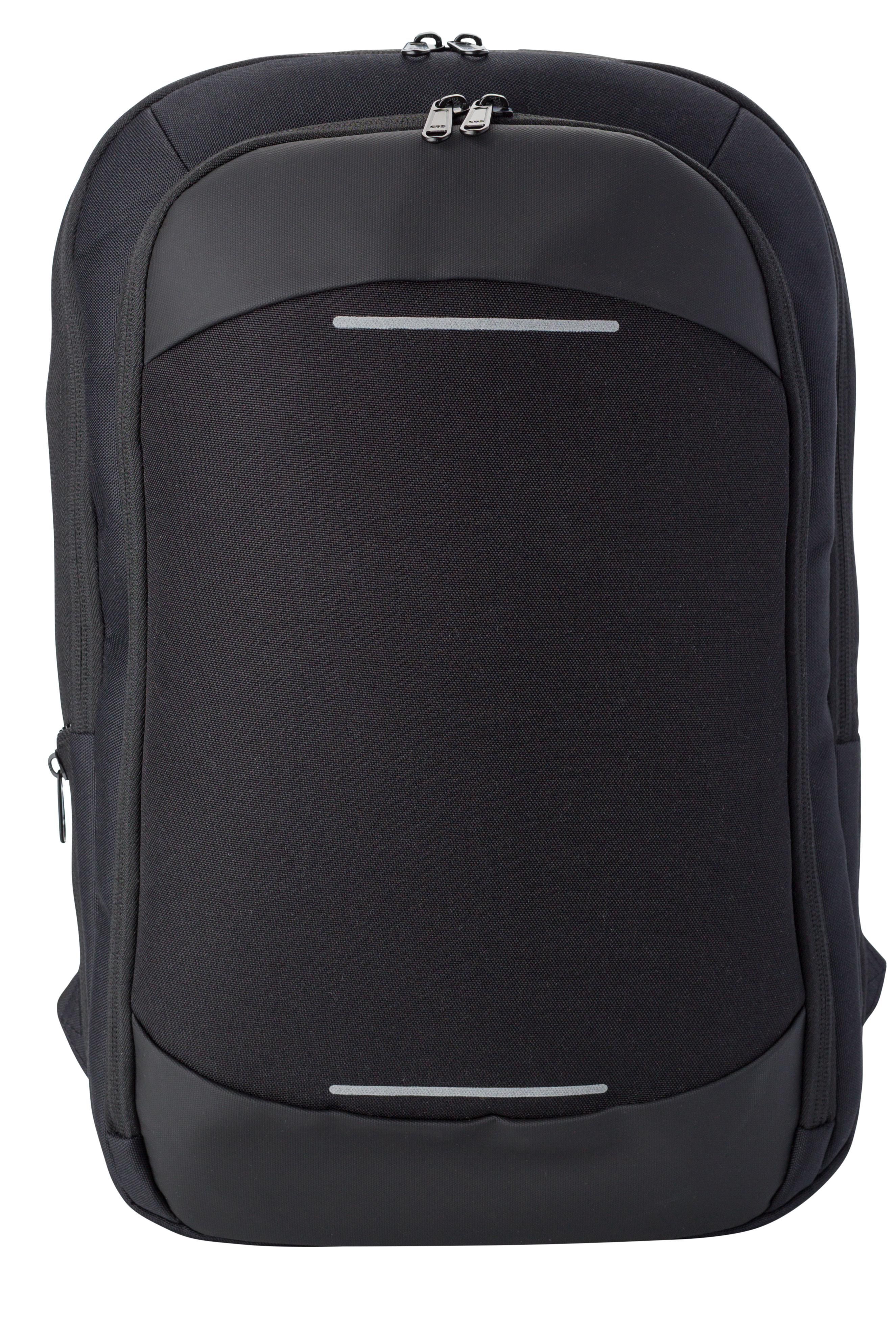 Zakelijke rugzak Paul | Polyester 600D | Uitbreidbaar | 22 l zwart