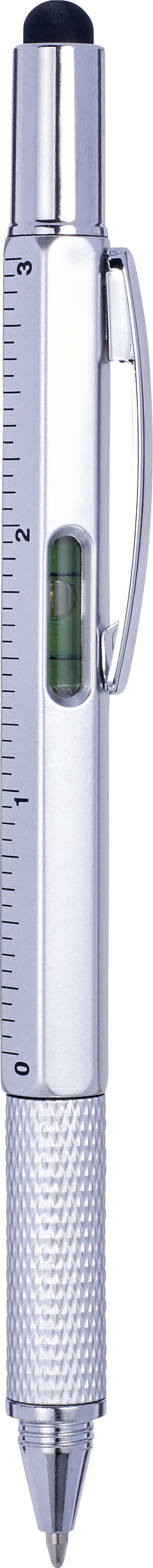 Balpen Giuliana | Kunststof | 5-in-1 zilver