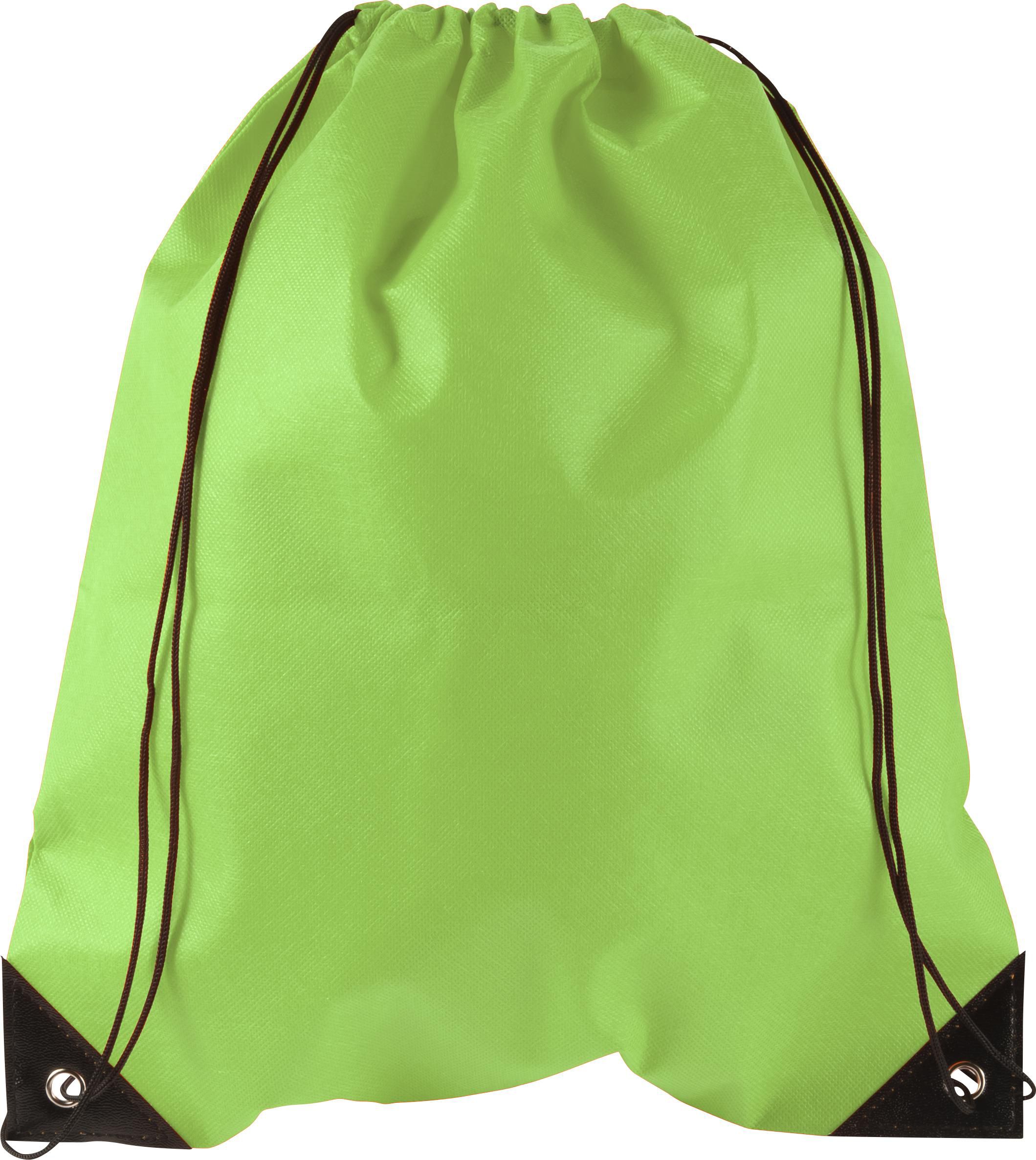 Rugzakje met trekkoord Nathalie | Non-woven | 5 l lime