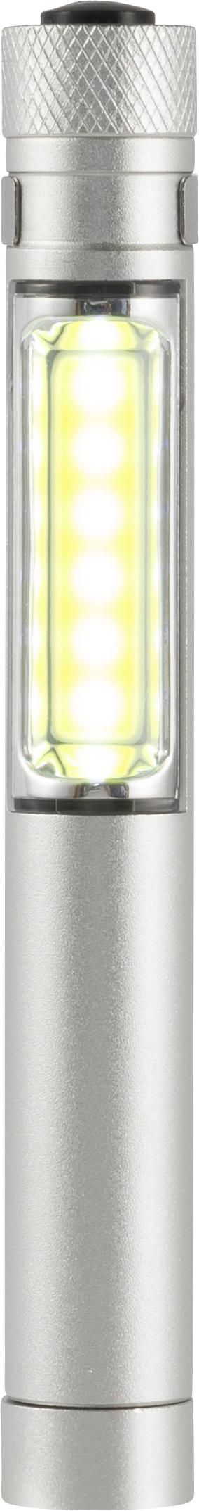 Zaklamp Beth | Aluminium | COB | 50 lumen zilver