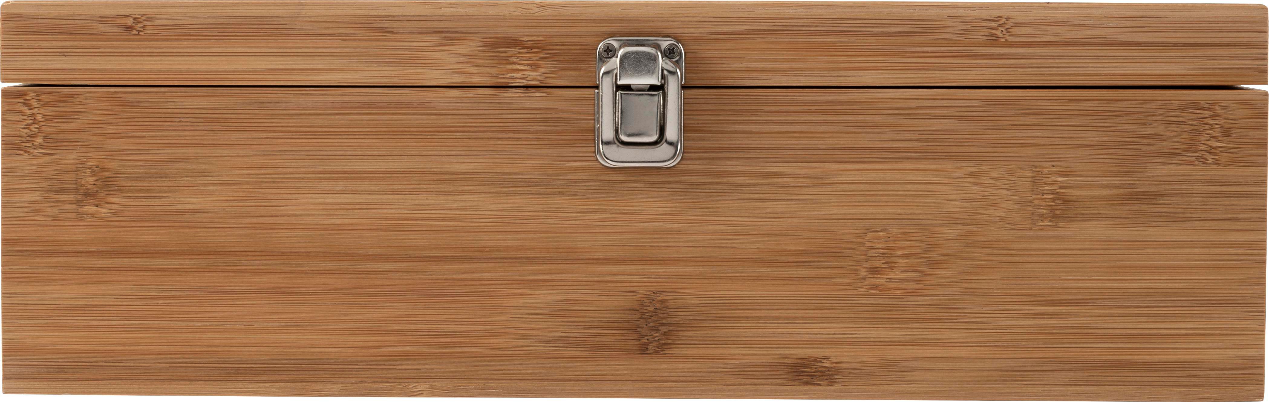 Wijnset Gareth | Bamboe | 4 stuks bruin