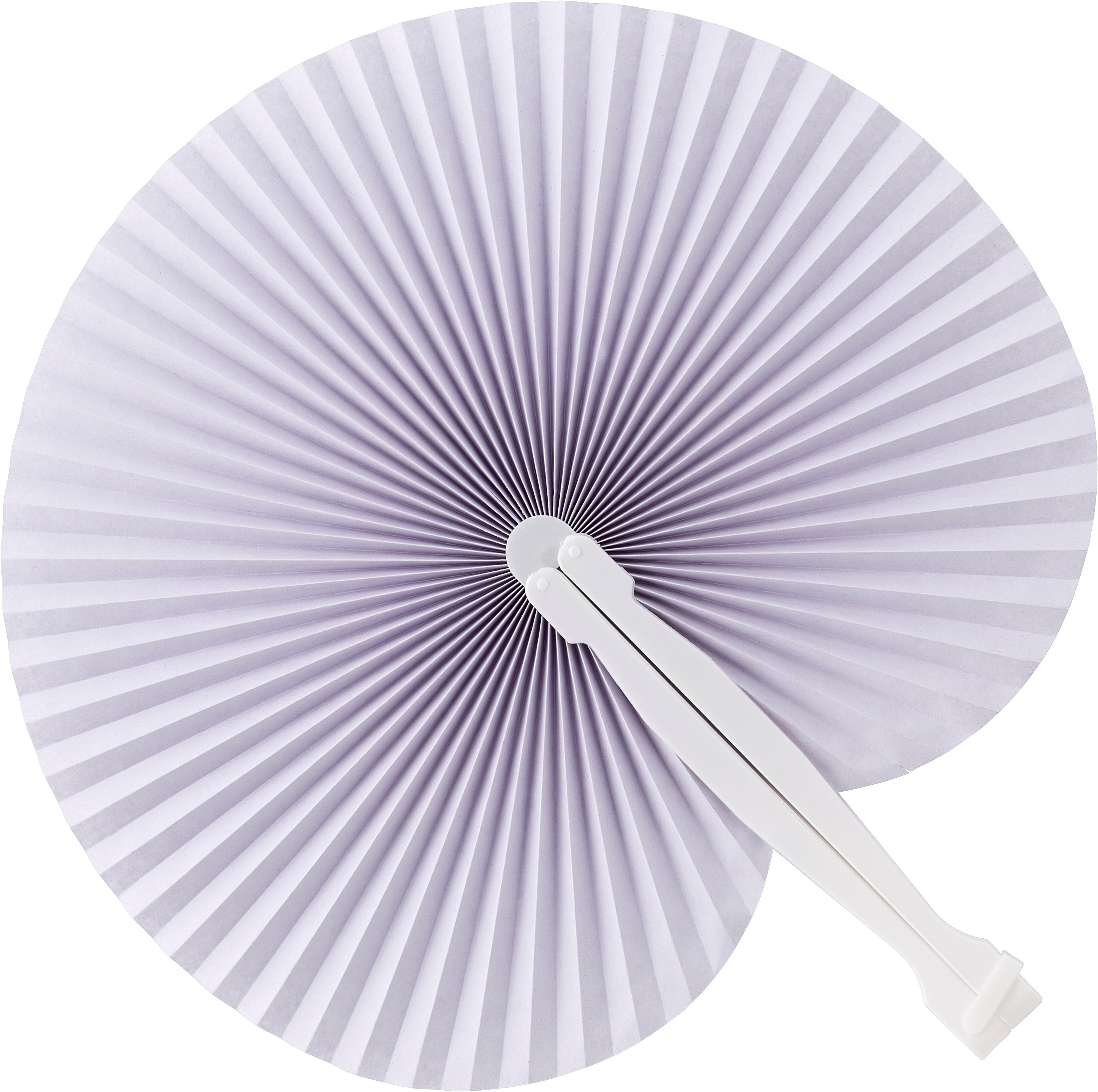 Handwaaier Dylan | Papier | Wit handvat