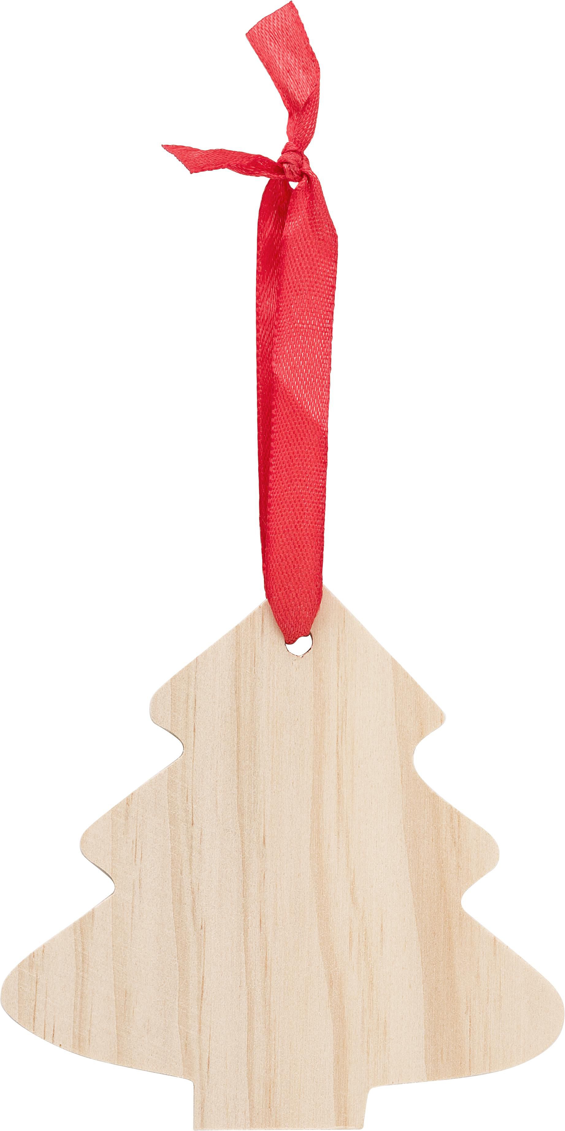 Houten kerstornament Boom Imani