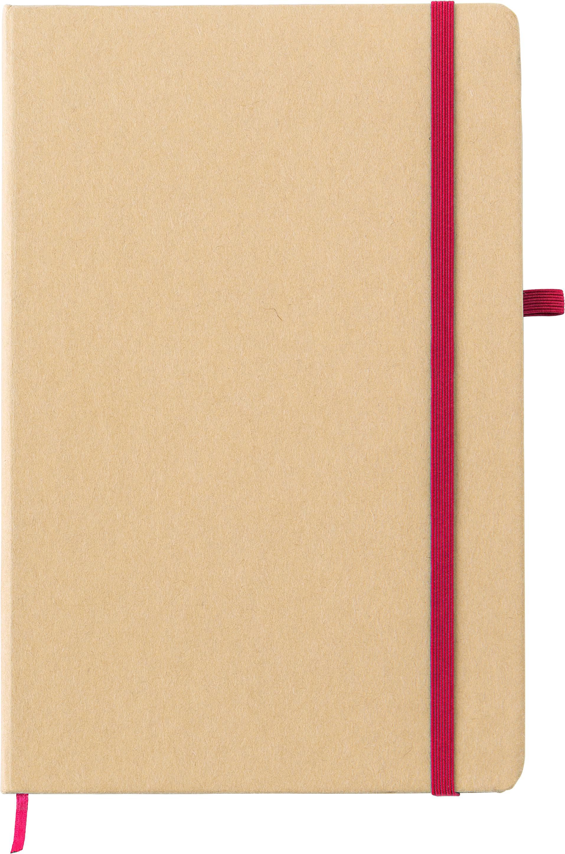 Notitieboek Cora | Steenpapier | A5 | Harde kaft rood