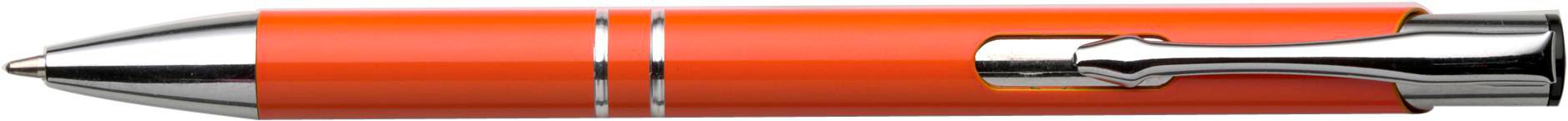 Balpen Albacete oranje, Blauwschrijvend