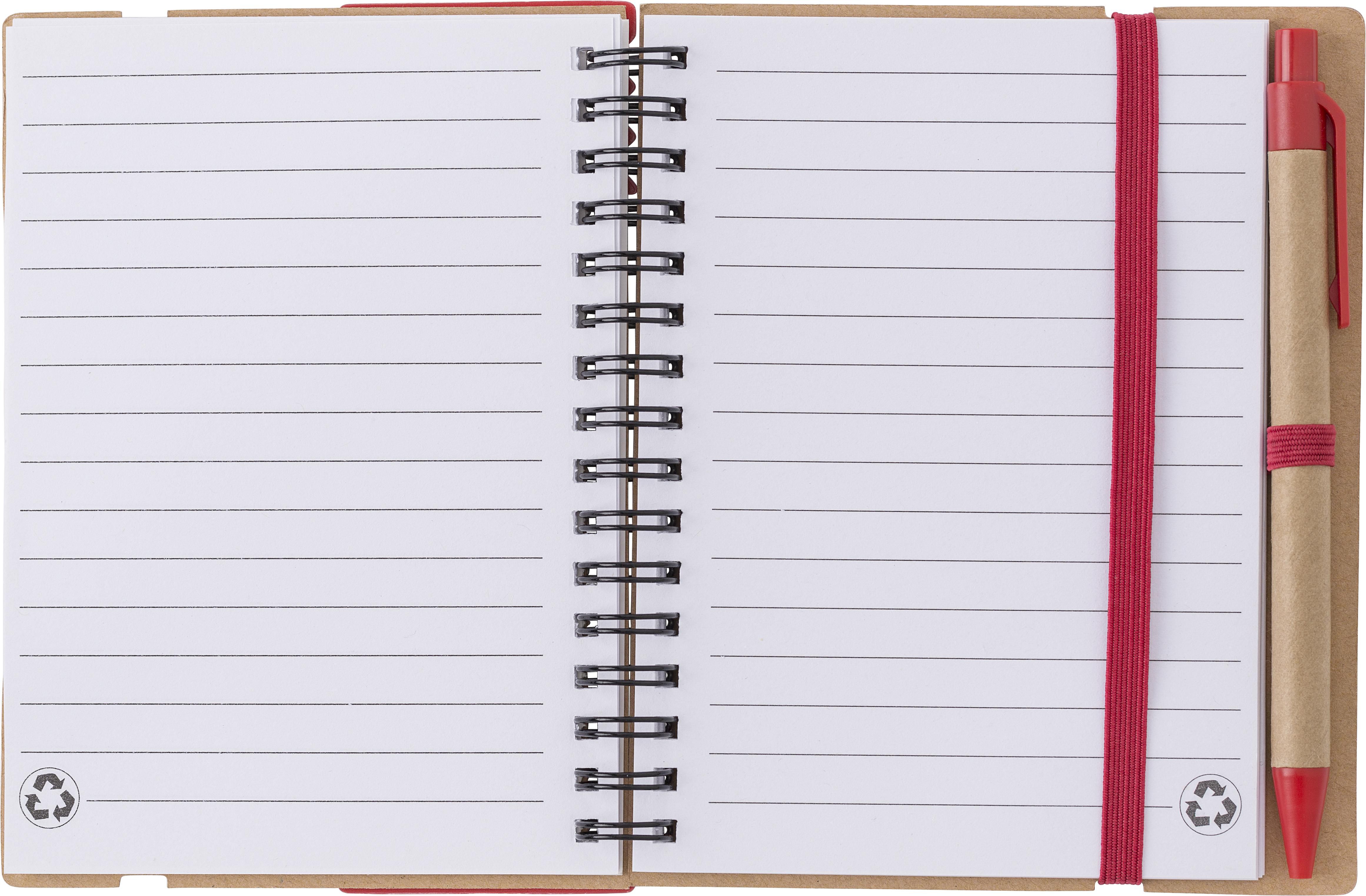 Recycled papieren notitieboek Angela thumbnail
