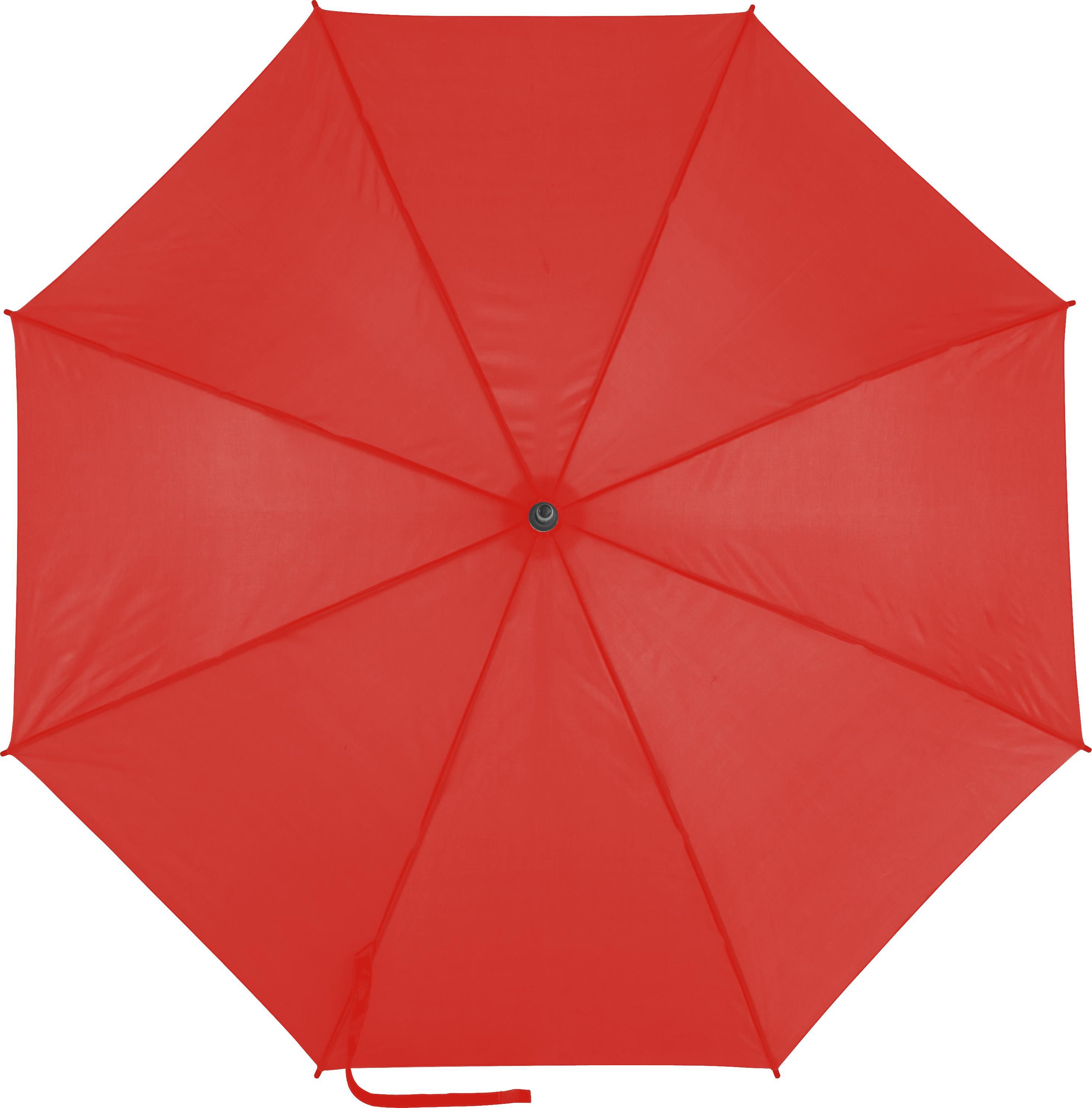 Paraplu Suzette | Polyester 190T | Automatisch | 8 banen rood