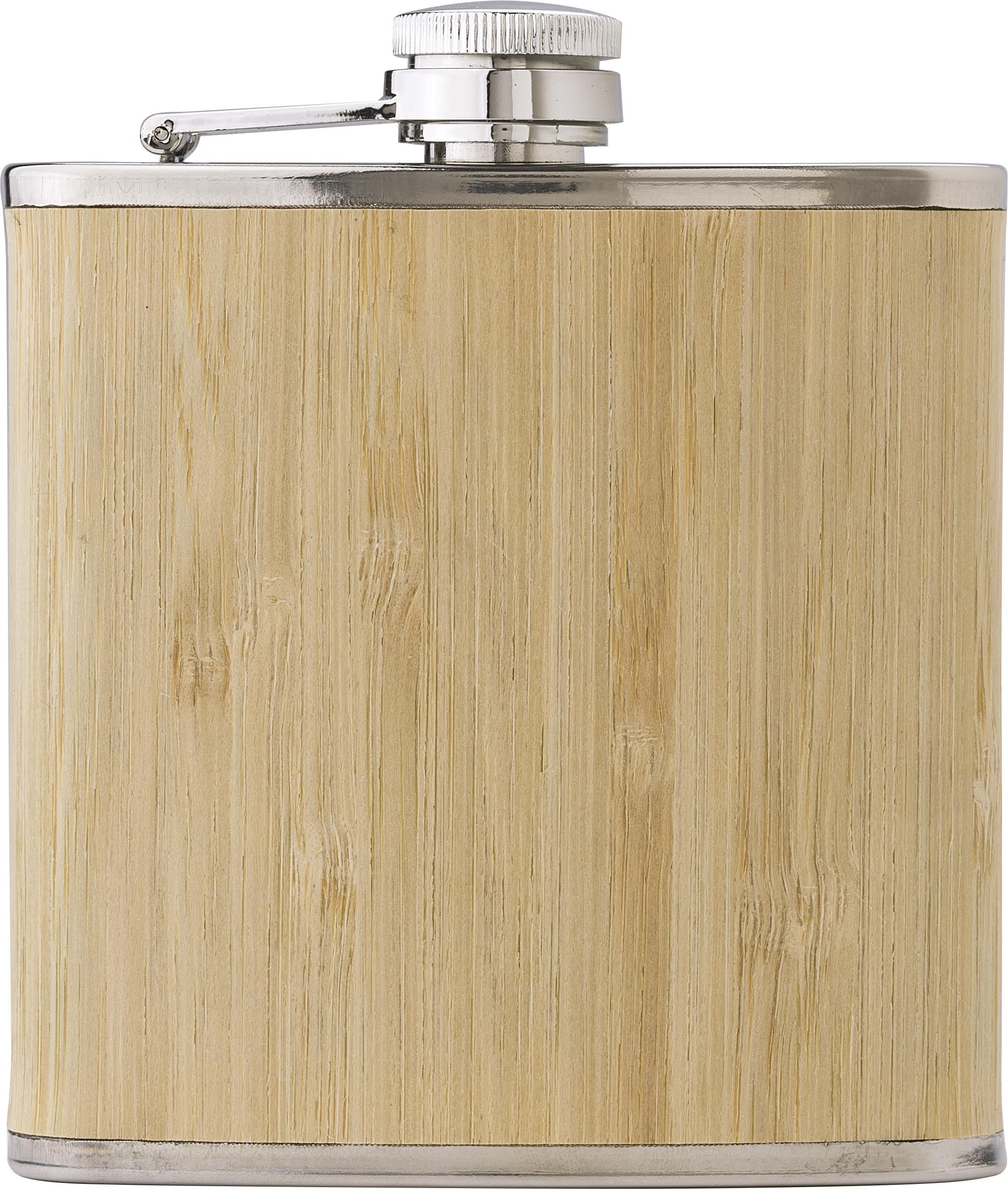 Heupfles Hayden | Bamboe | 175 ml bruin