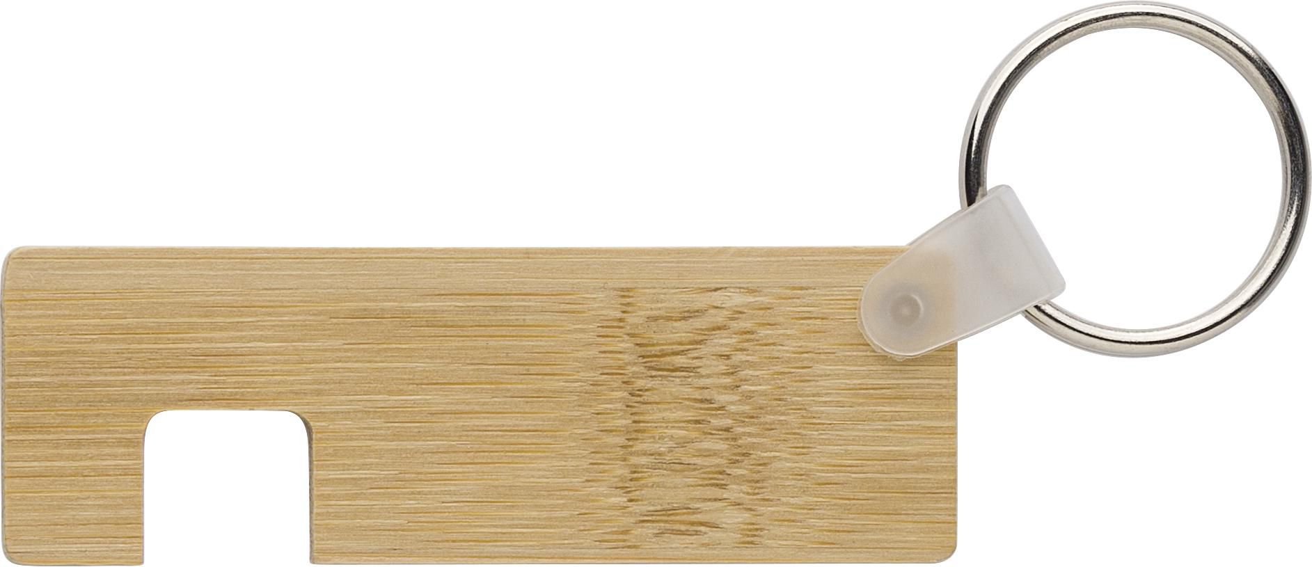 Sleutelhanger Orlando | Bamboe bruin