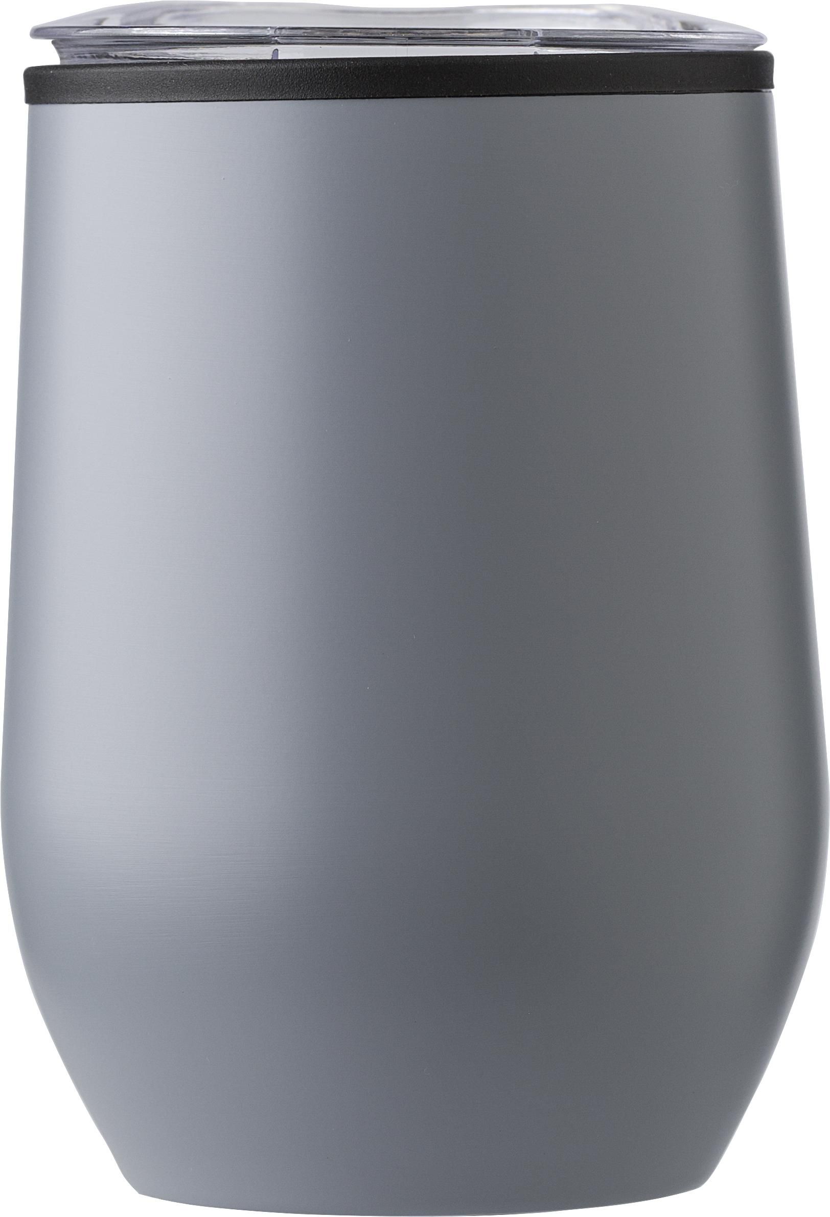 Dubbelwandige thermosbeker Zoe | 300 ml grijs