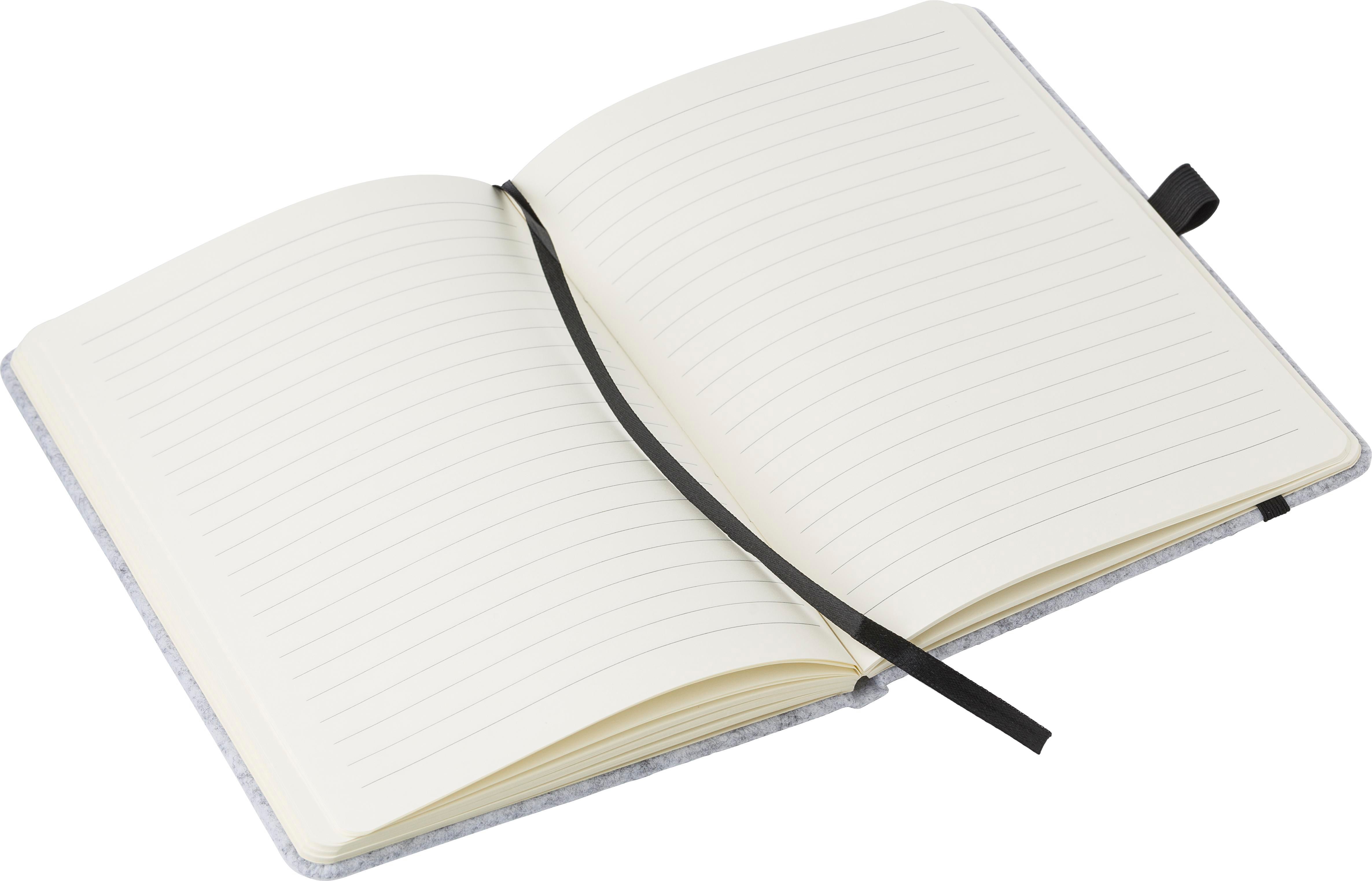 Notitieboek Harper | Vilt | A5 | Gelijnd thumbnail