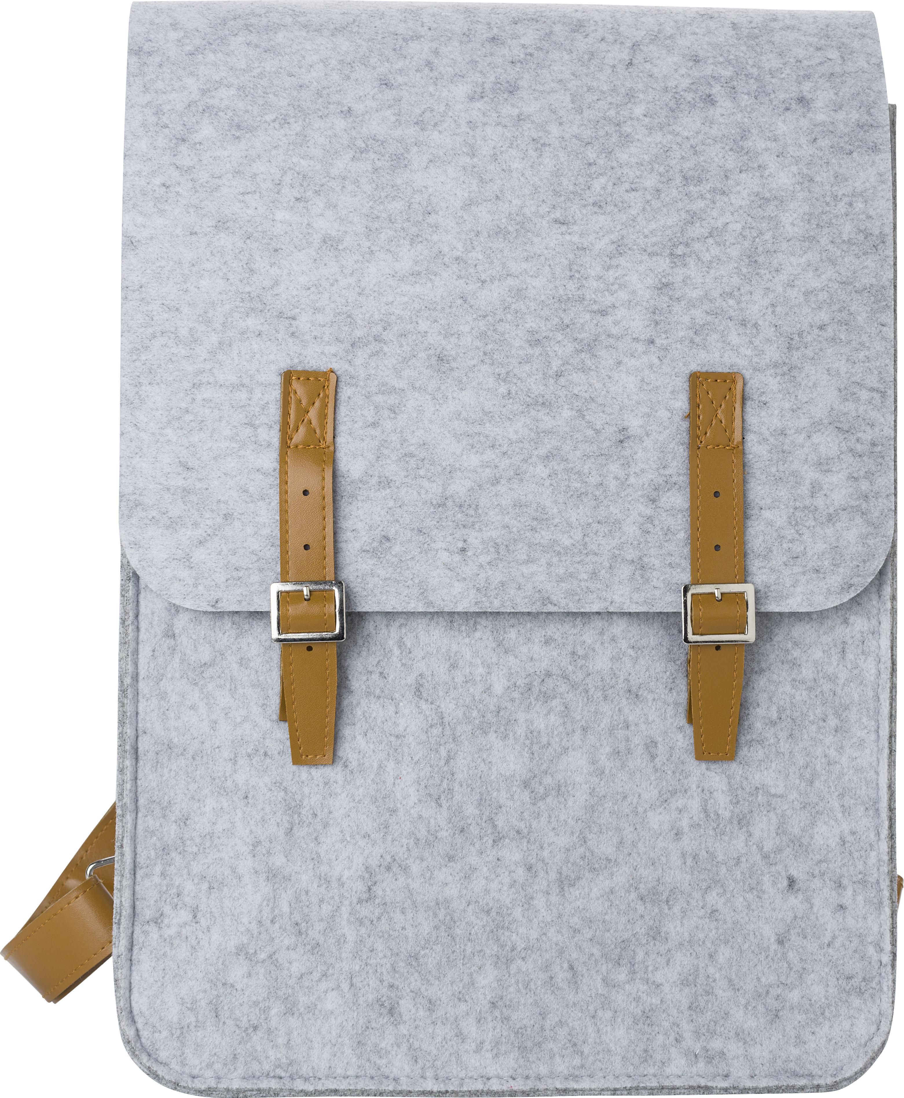 Rugzak Avery | Vilt | 12 l lichtgrijs