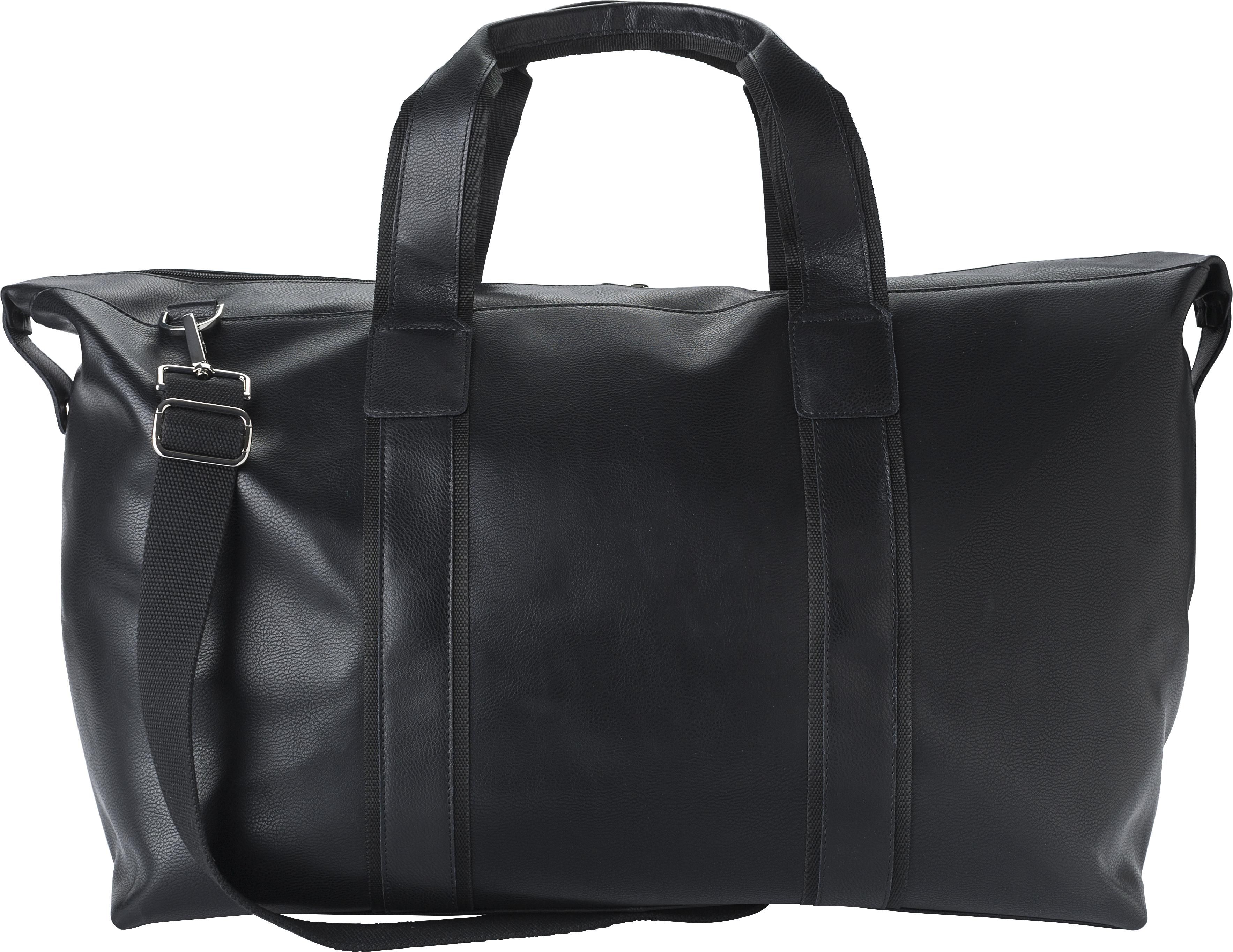 Weekendtas Noah | Leer | 7 l zwart