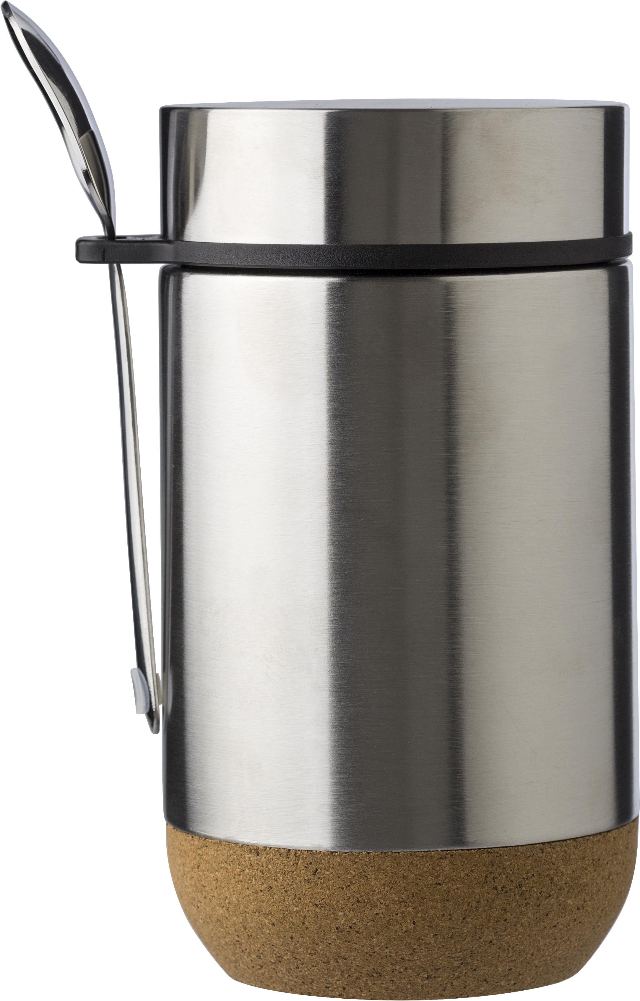 Voedselcontainer Nash | Dubbelwandig | 400 ml zilver