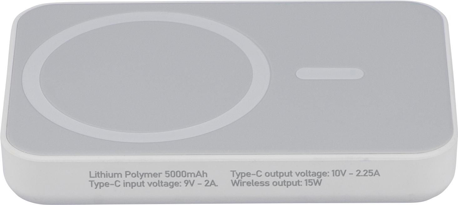 Draadloze-opladerpowerbank Miren | 5.000 mAh | Geschikt voor MagSafe thumbnail