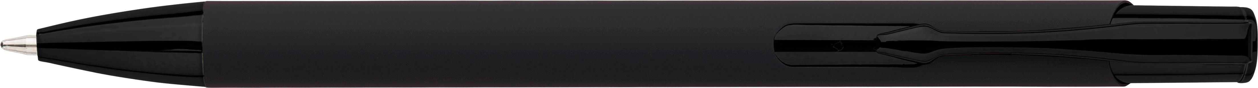 Balpen Anisa | Rubberafwerking zwart, Blauwschrijvend