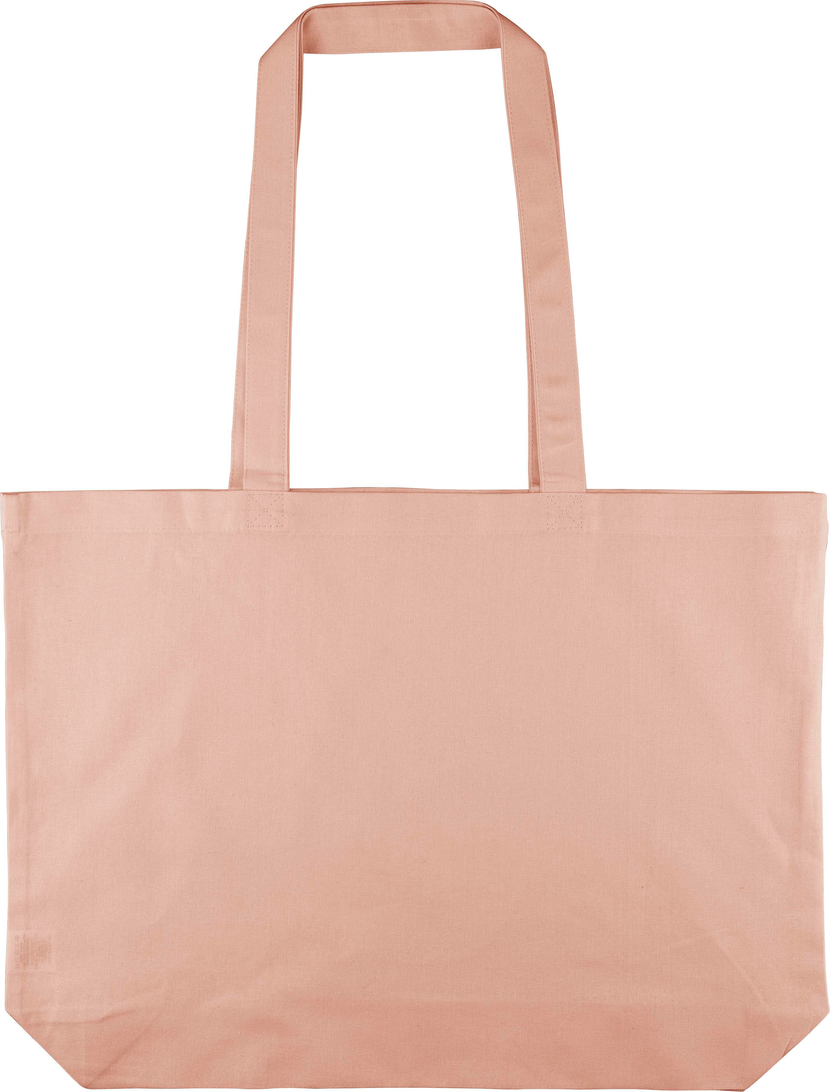 Boodschappentas Tarin | Katoen | Bodemvouw 10 cm peach