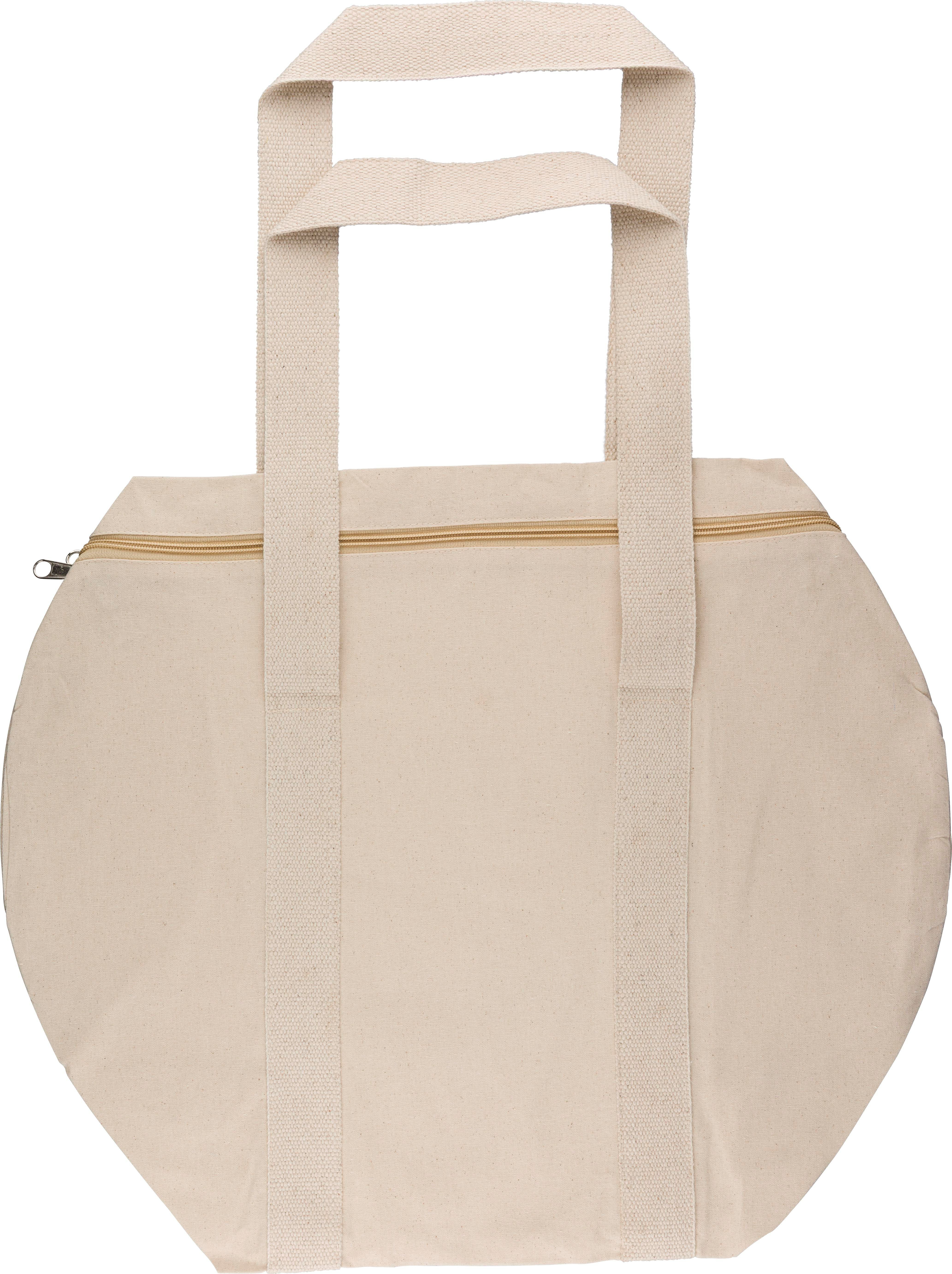 Weekendtas Elora | Katoen khaki (écru)