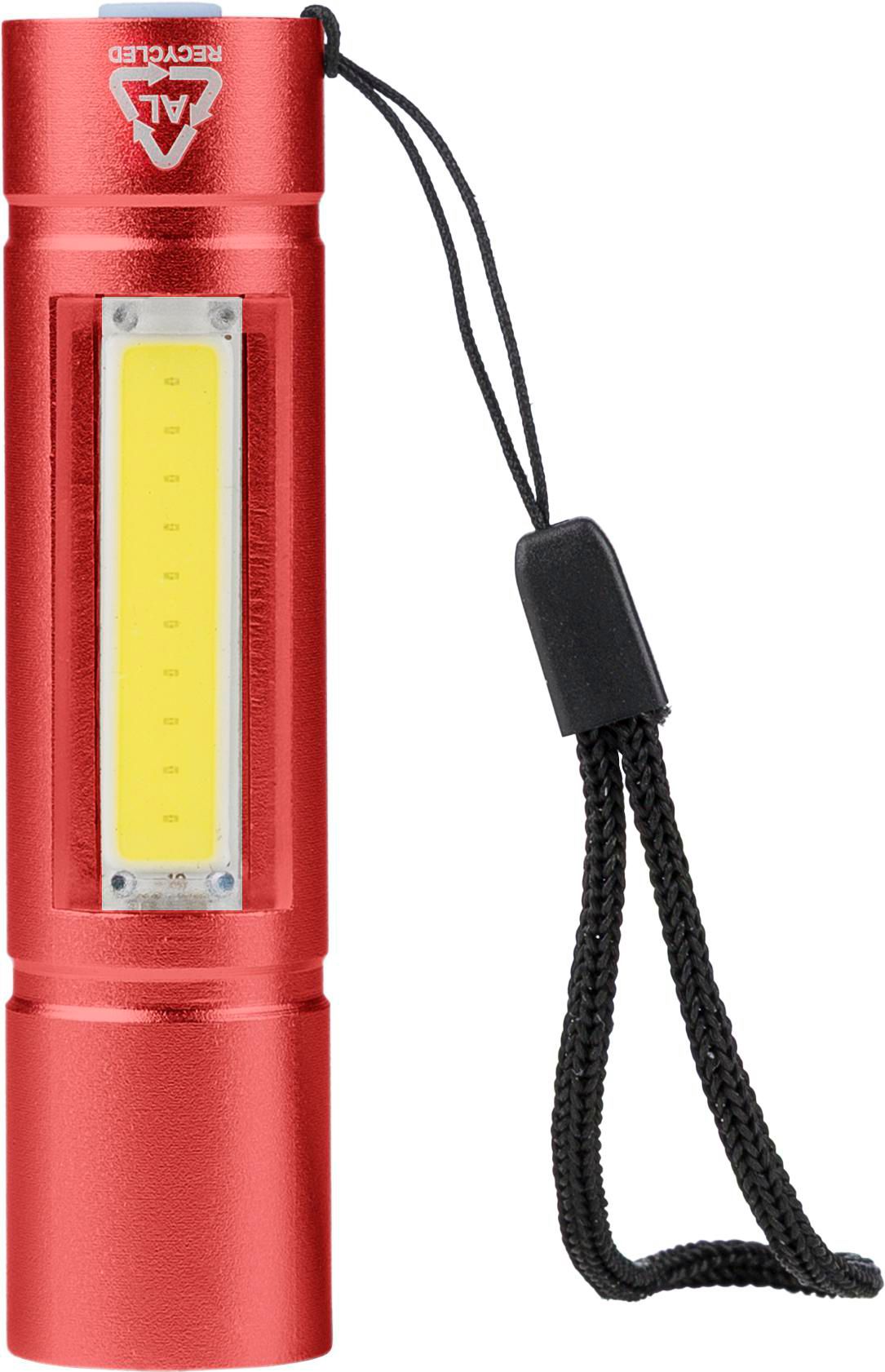 Zaklamp Sami | Oplaadbaar rood